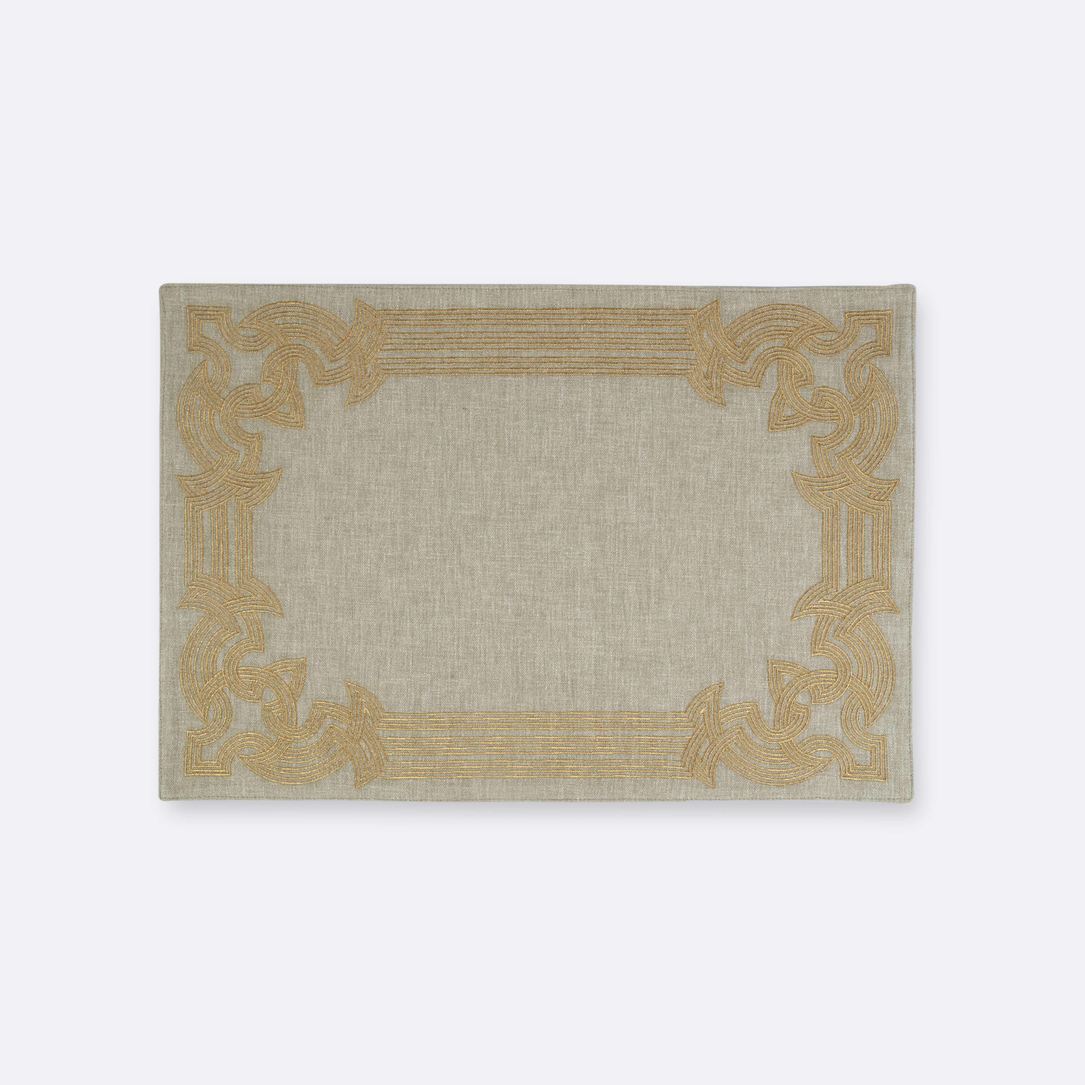 Beige Ebonite Placemat , Set of 2