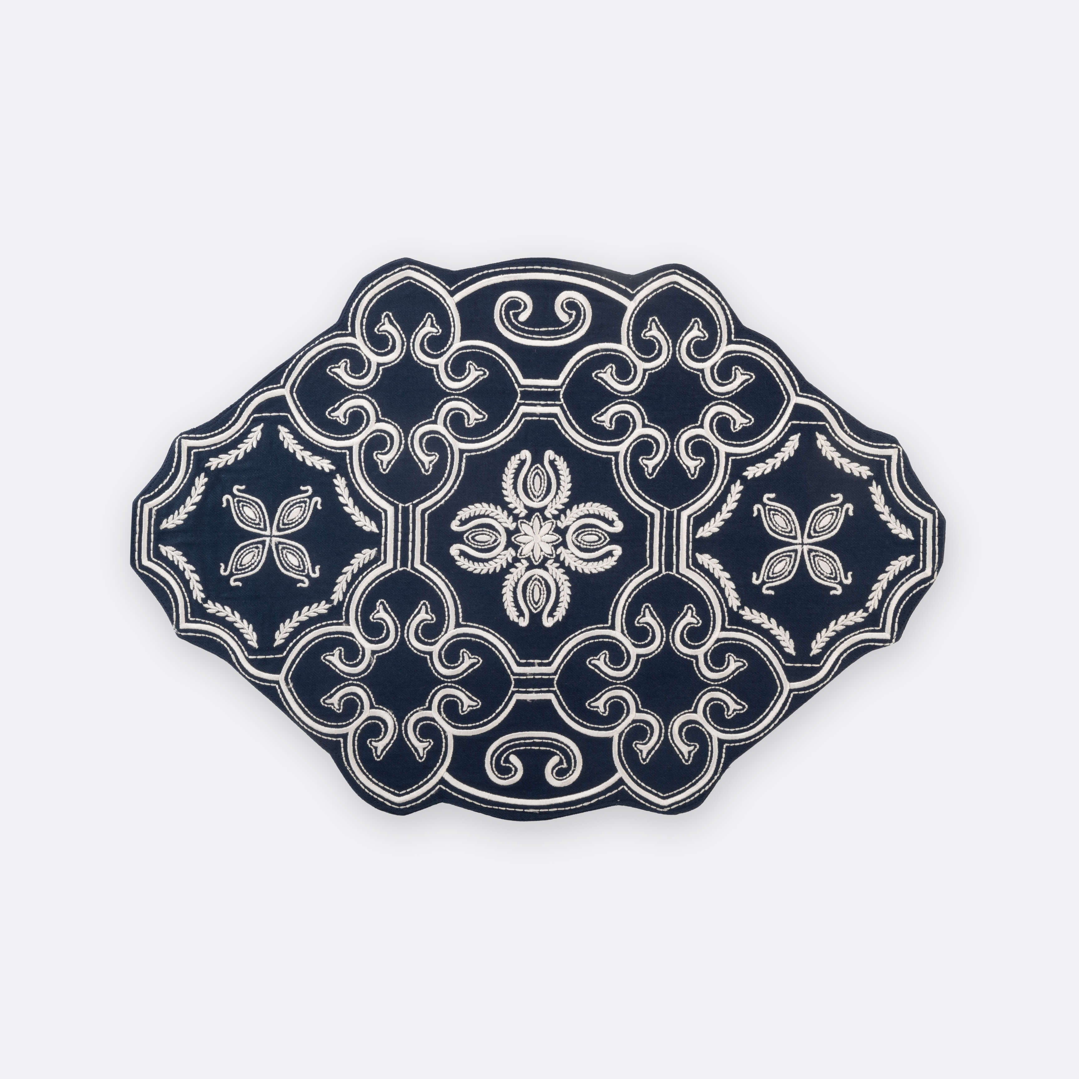 Blue Medallion Placemat, Set Of 4