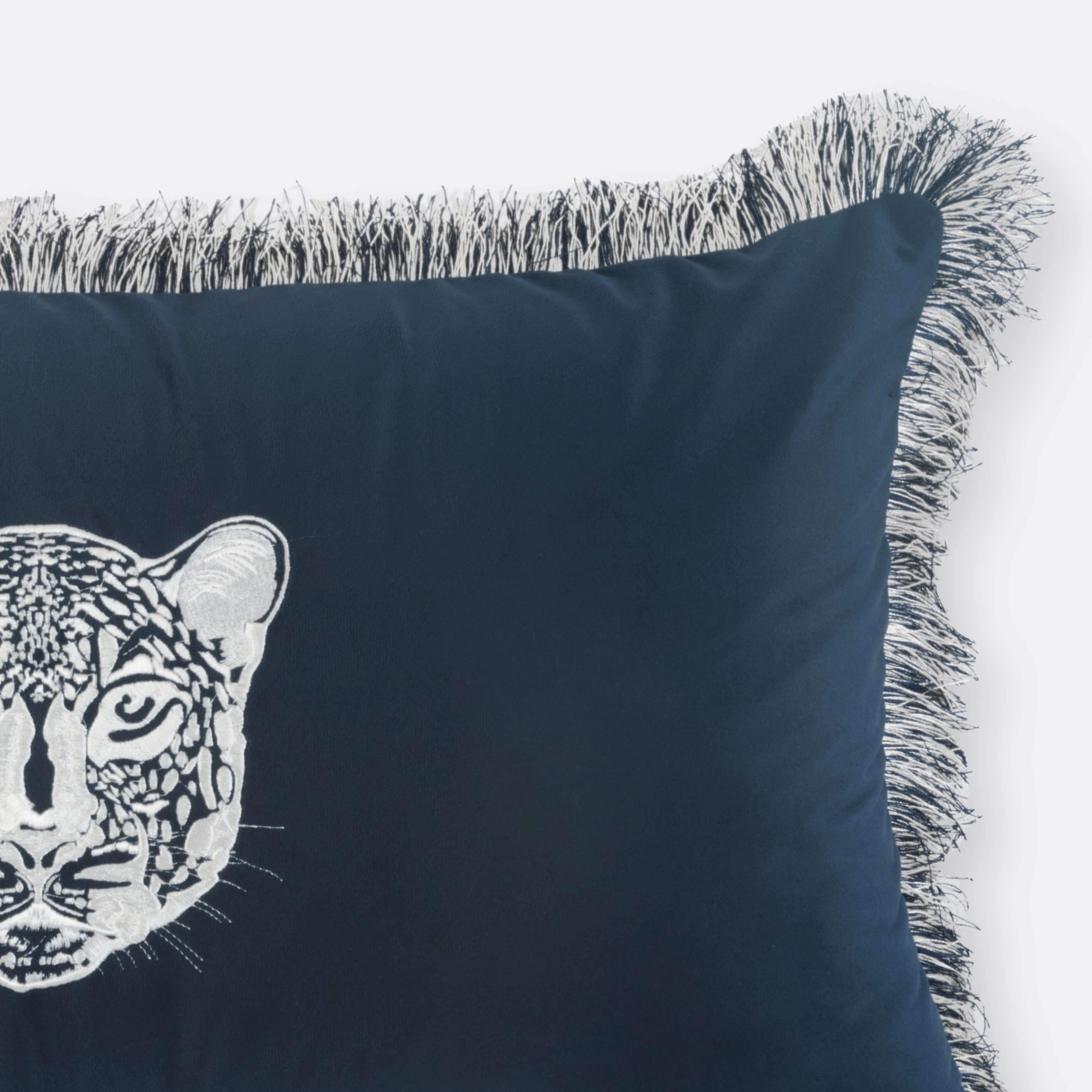 Decorative Cushions in Blue- Velvet, 55 cm x 55 cm