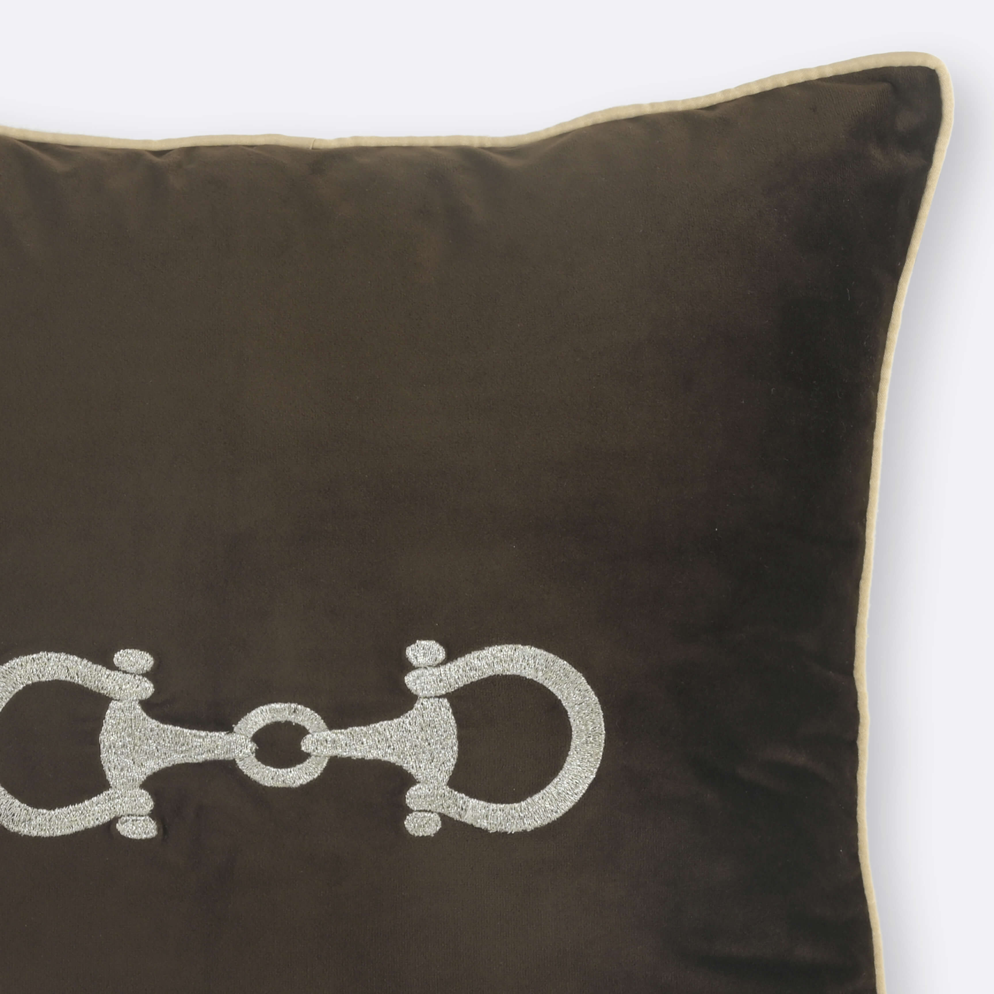 Decorative Cushions in Black- Velvet, 35 cm x 60 cm