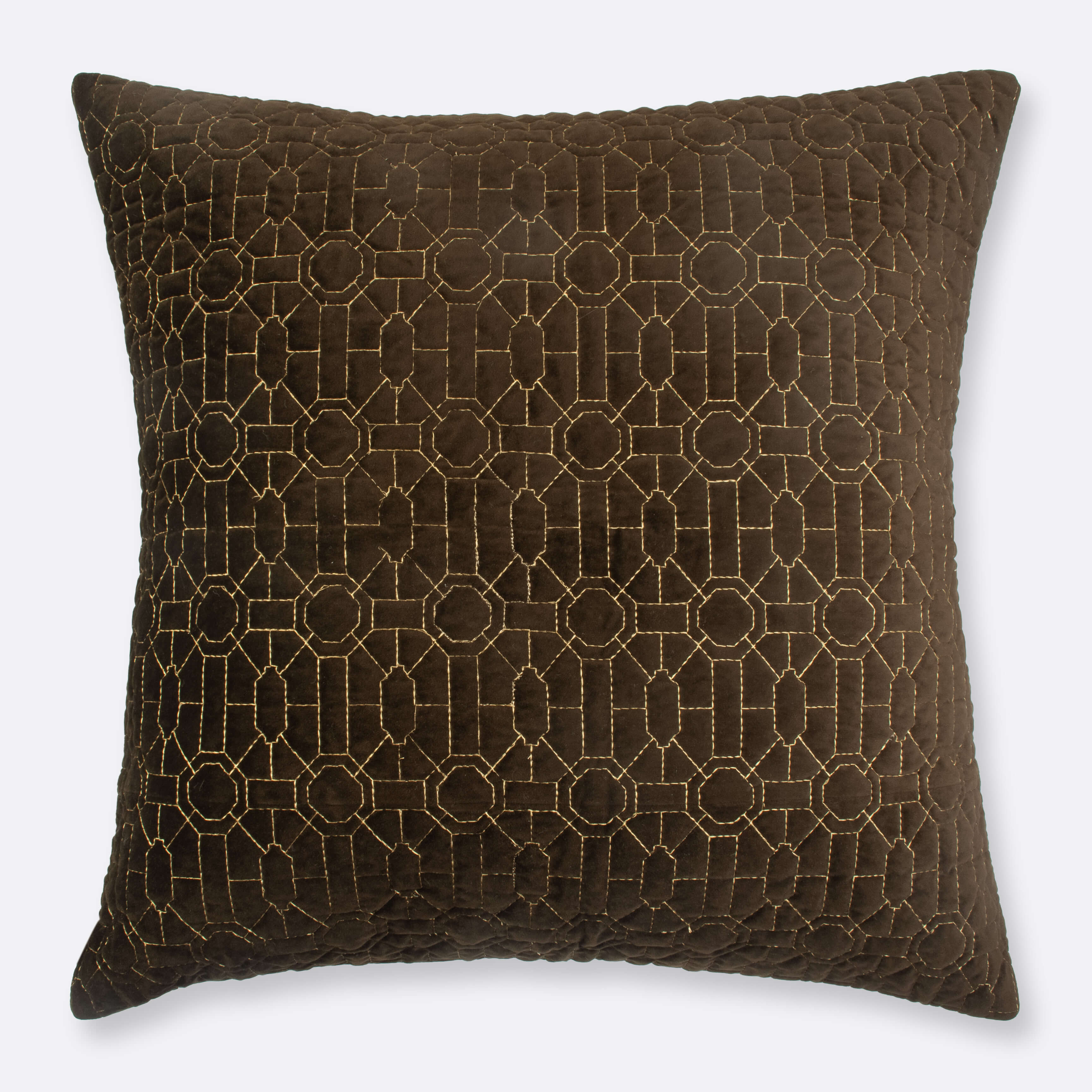 Brown Luxe Euro Sham