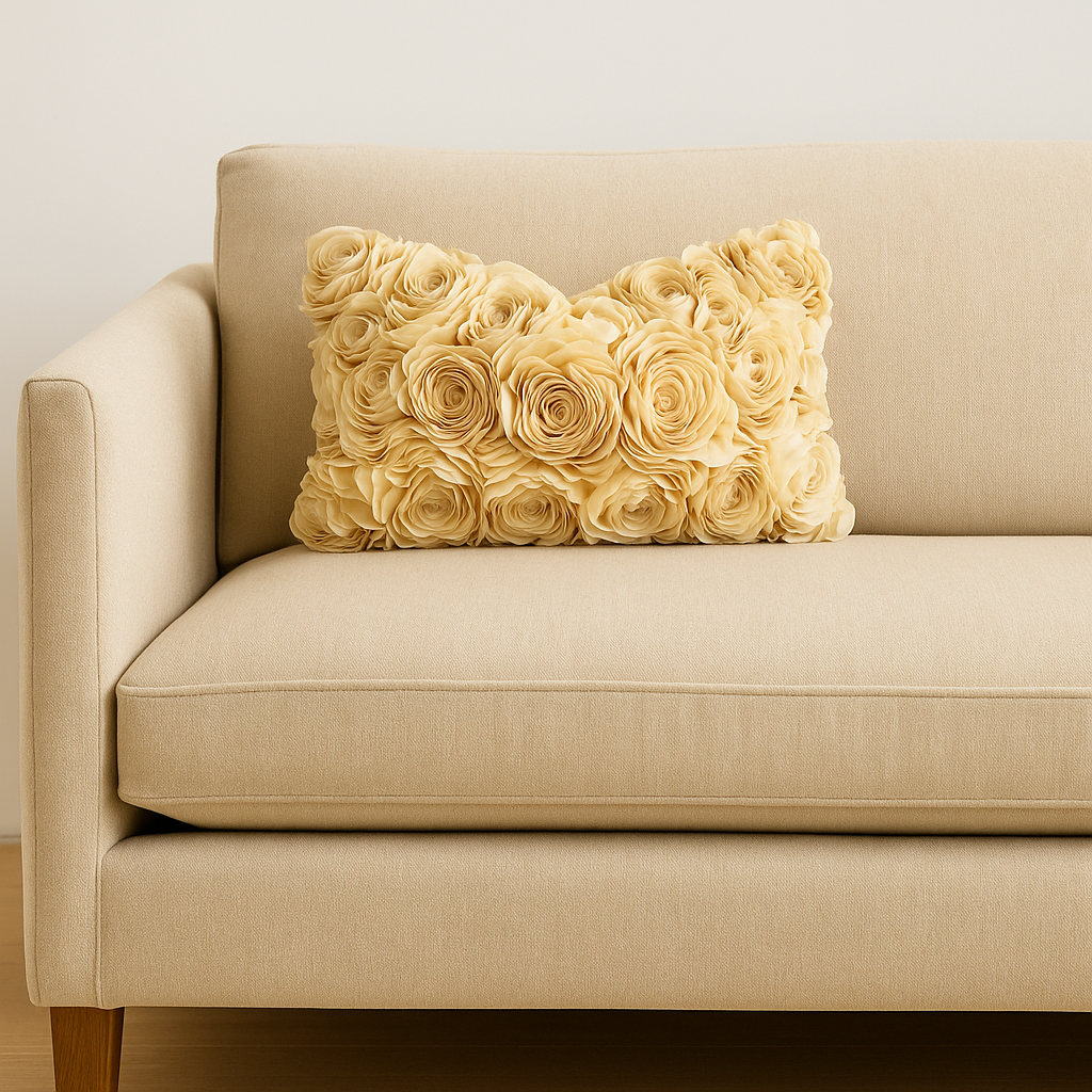 Bedspreads in Gold- Polyester, 250 cm x 250 cm
