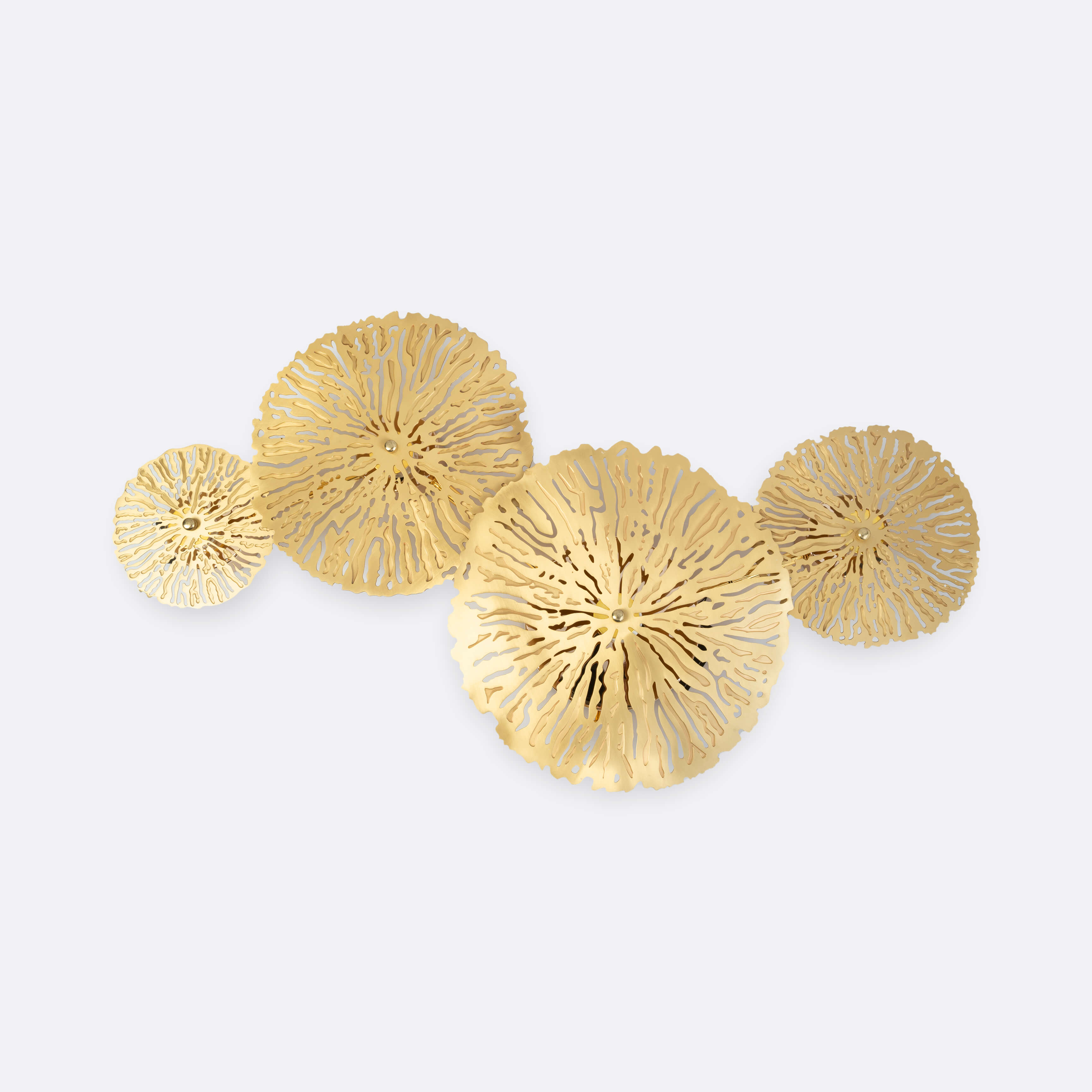 Ashley Gold Water Lilies Wall Sconce