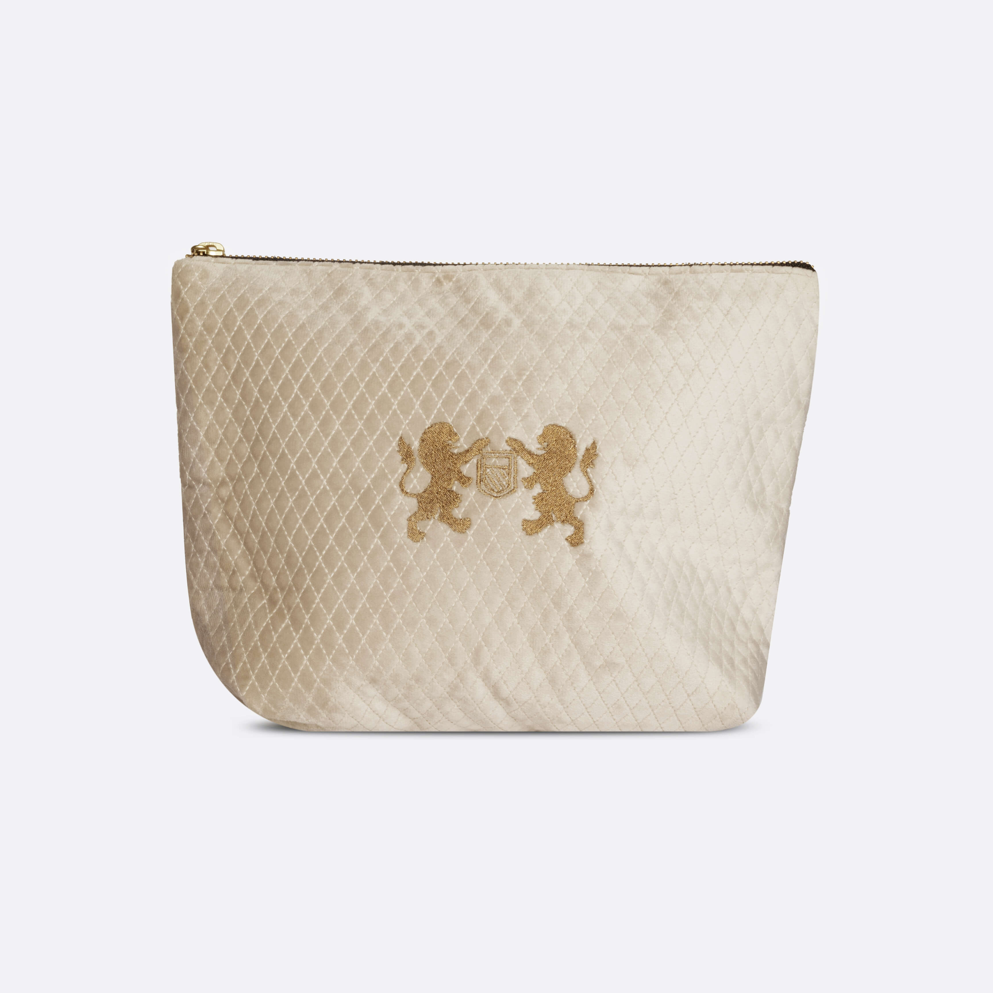 Beige Dynasty Luxe Pouch