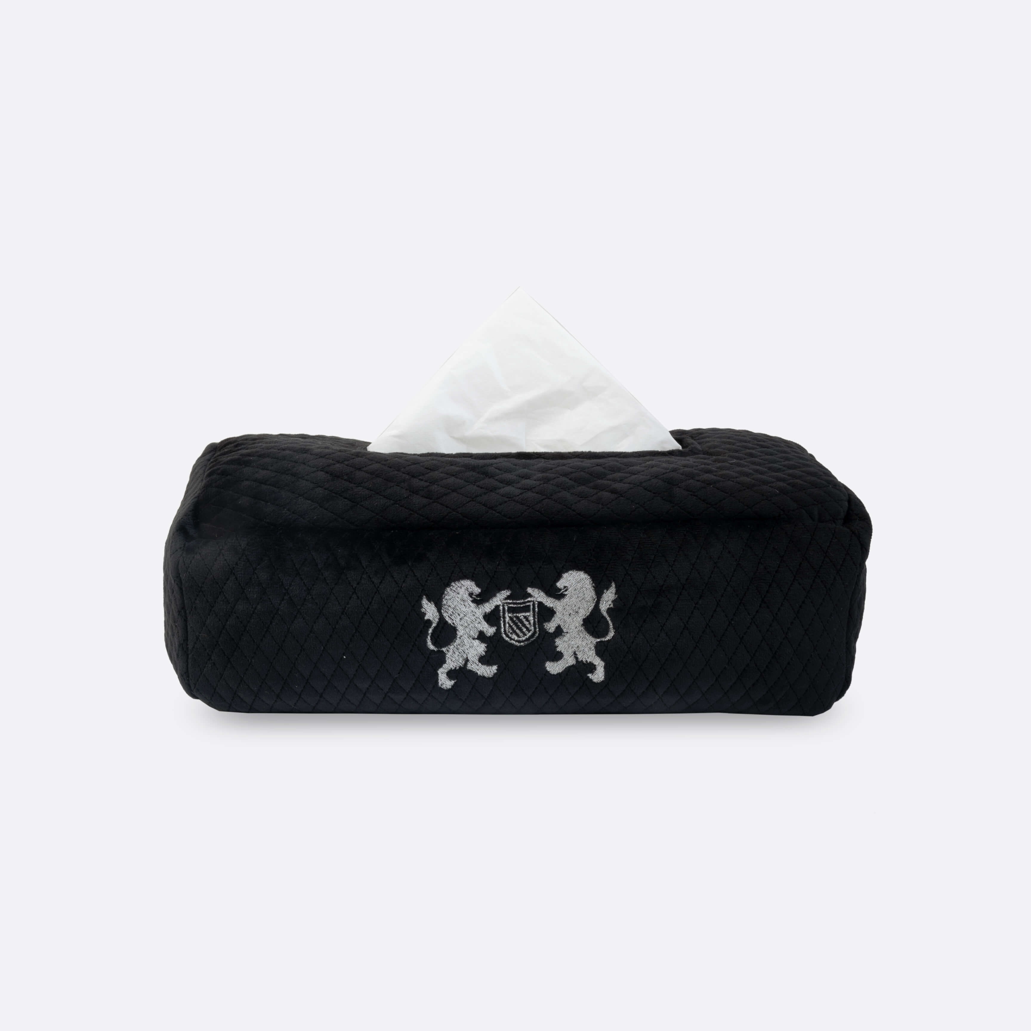 Black Dynasty Luxe Tissue Box Cover
