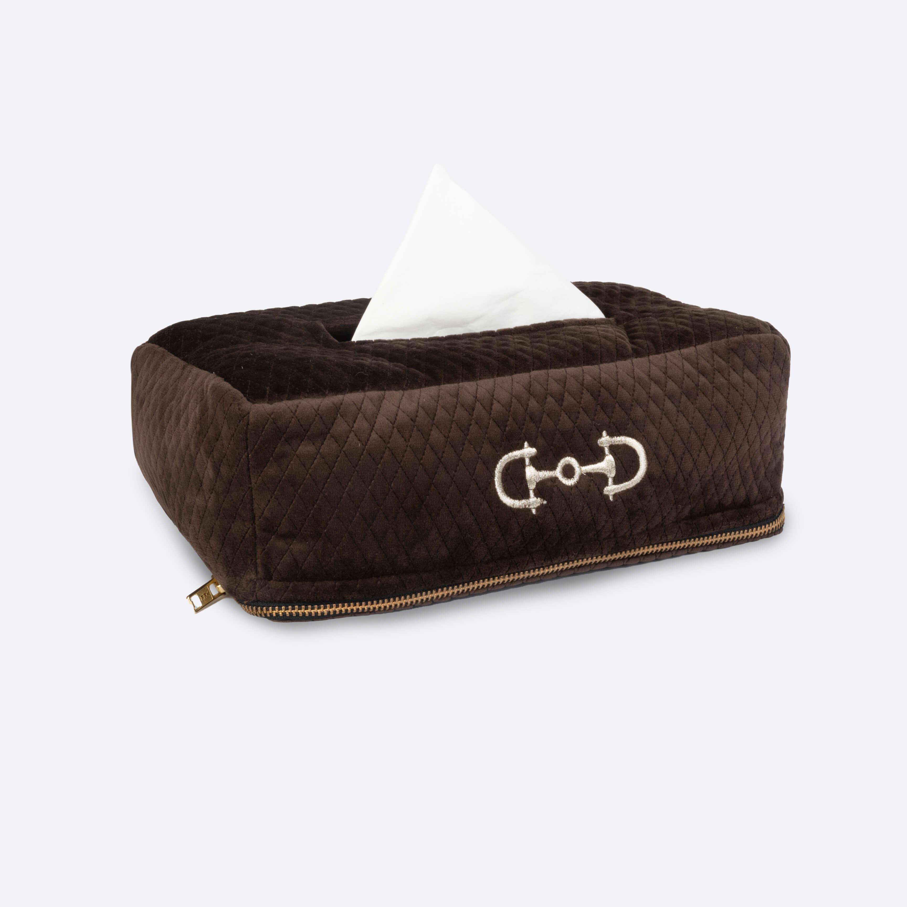 Storage & Covers in Black- Velvet, 26 x 12 x 7 cm
