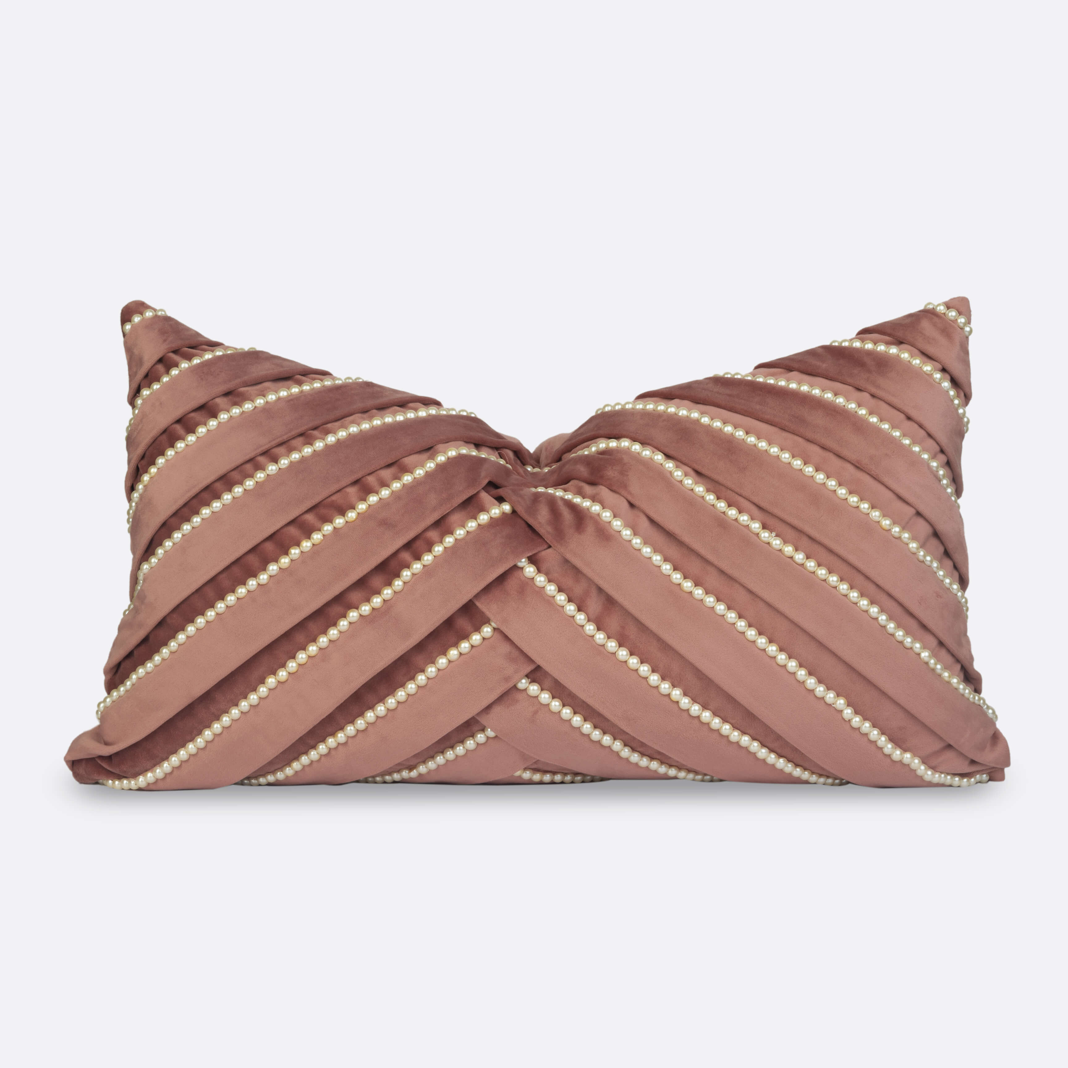 Euro Shams in Camel- Velvet, 65 cm x 65 cm