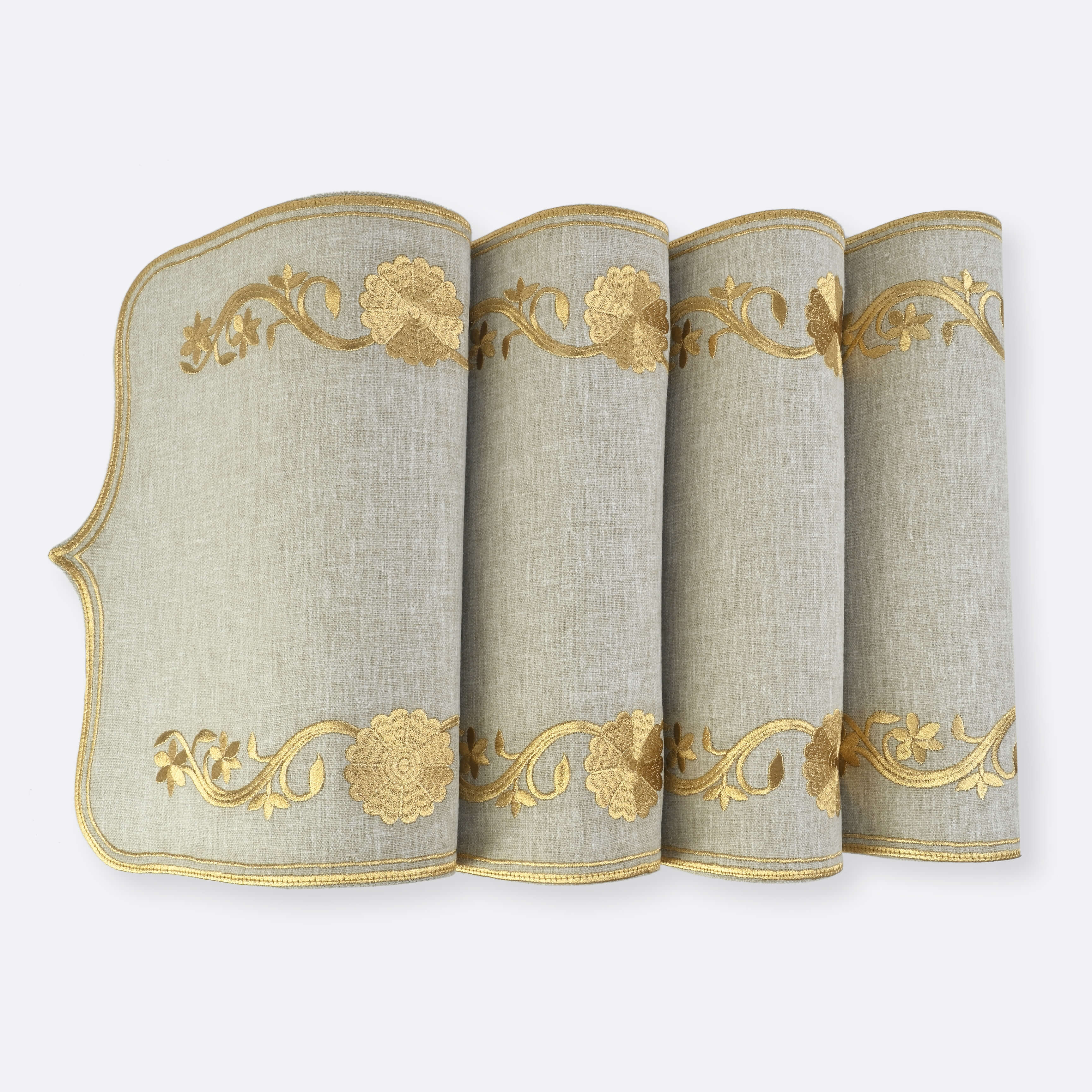 Bedspreads in Brown- Polyester, 250 cm x 250 cm