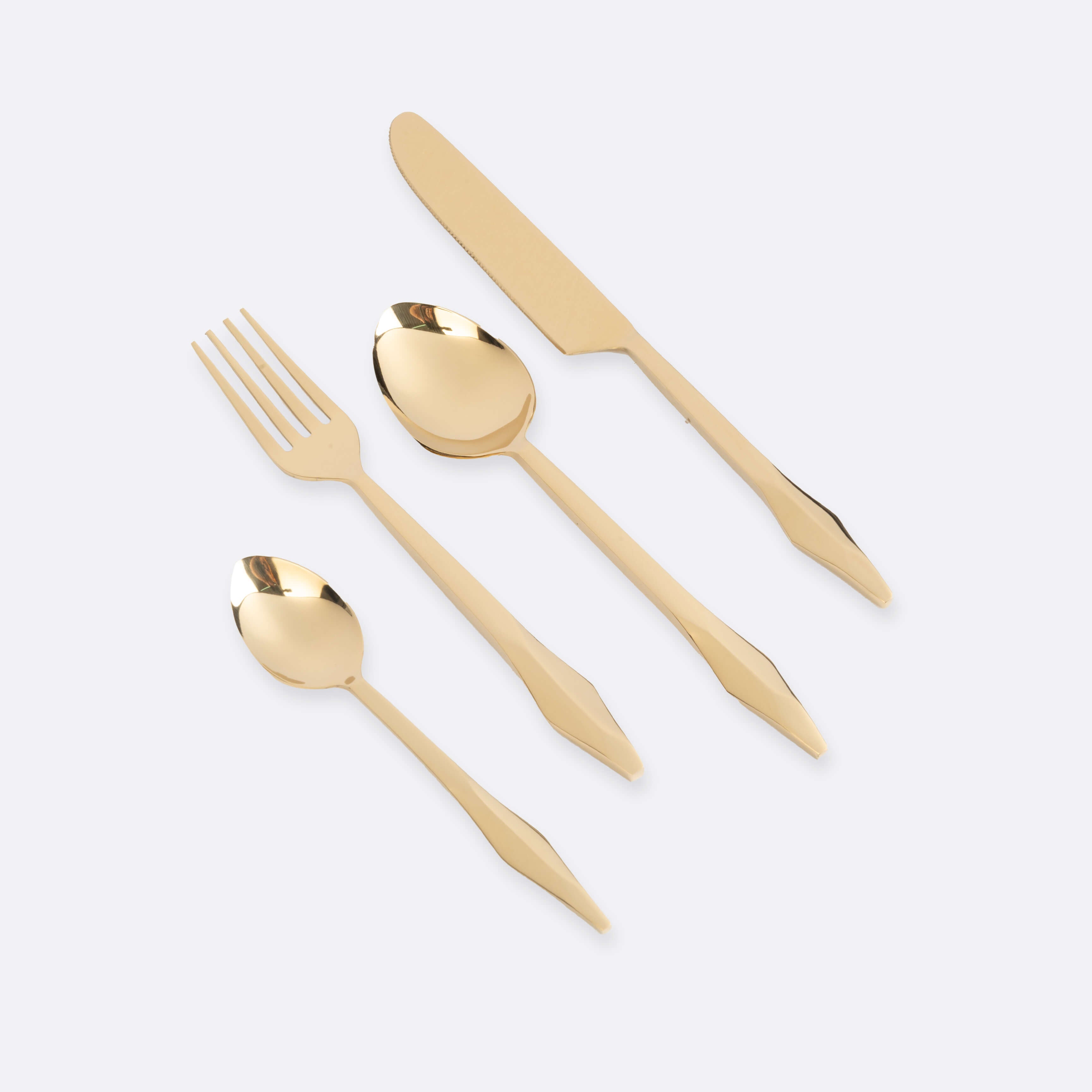 Cutlery in Black- Stainless Steel, Standard Size