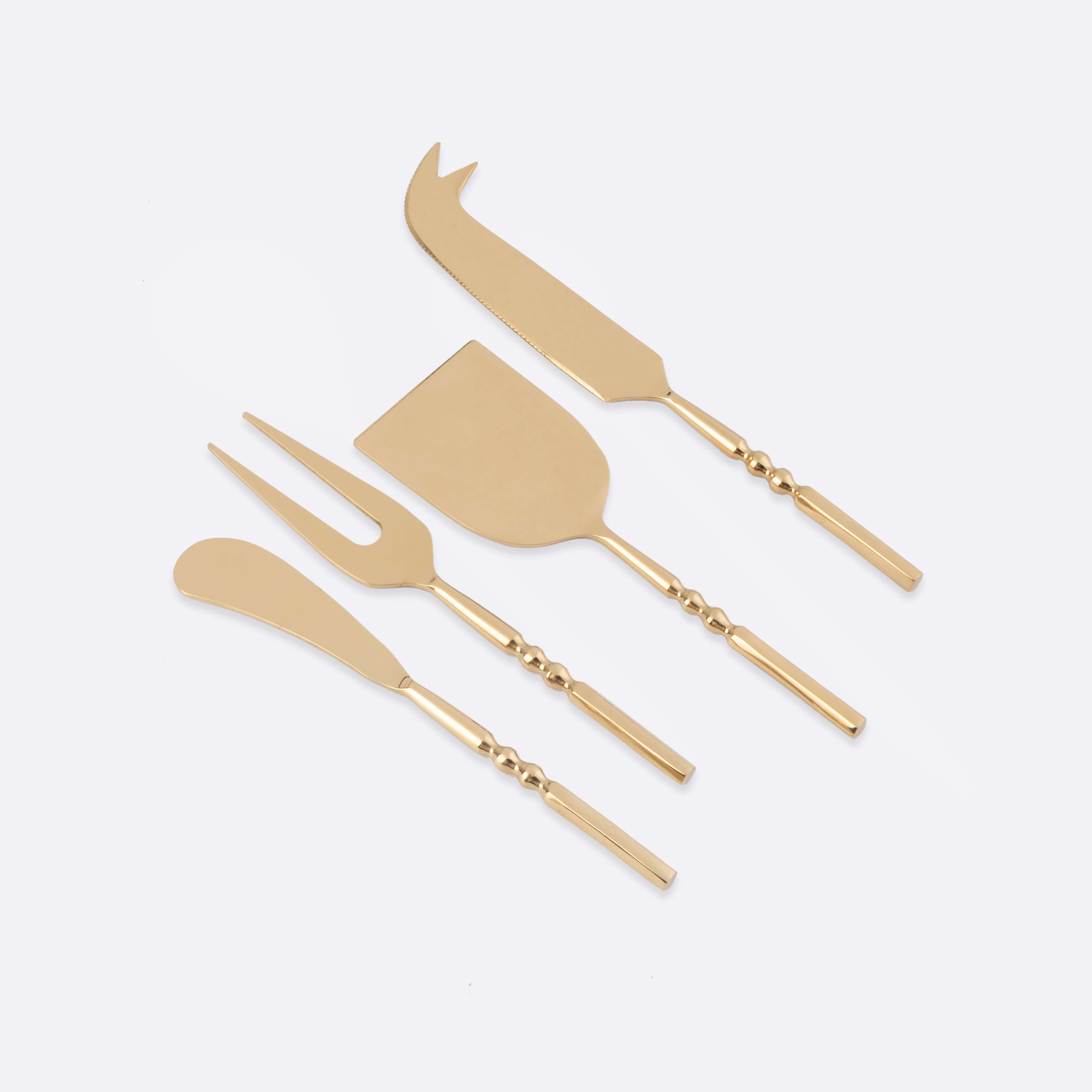 Swirl Cheese Knife, Set Of 4