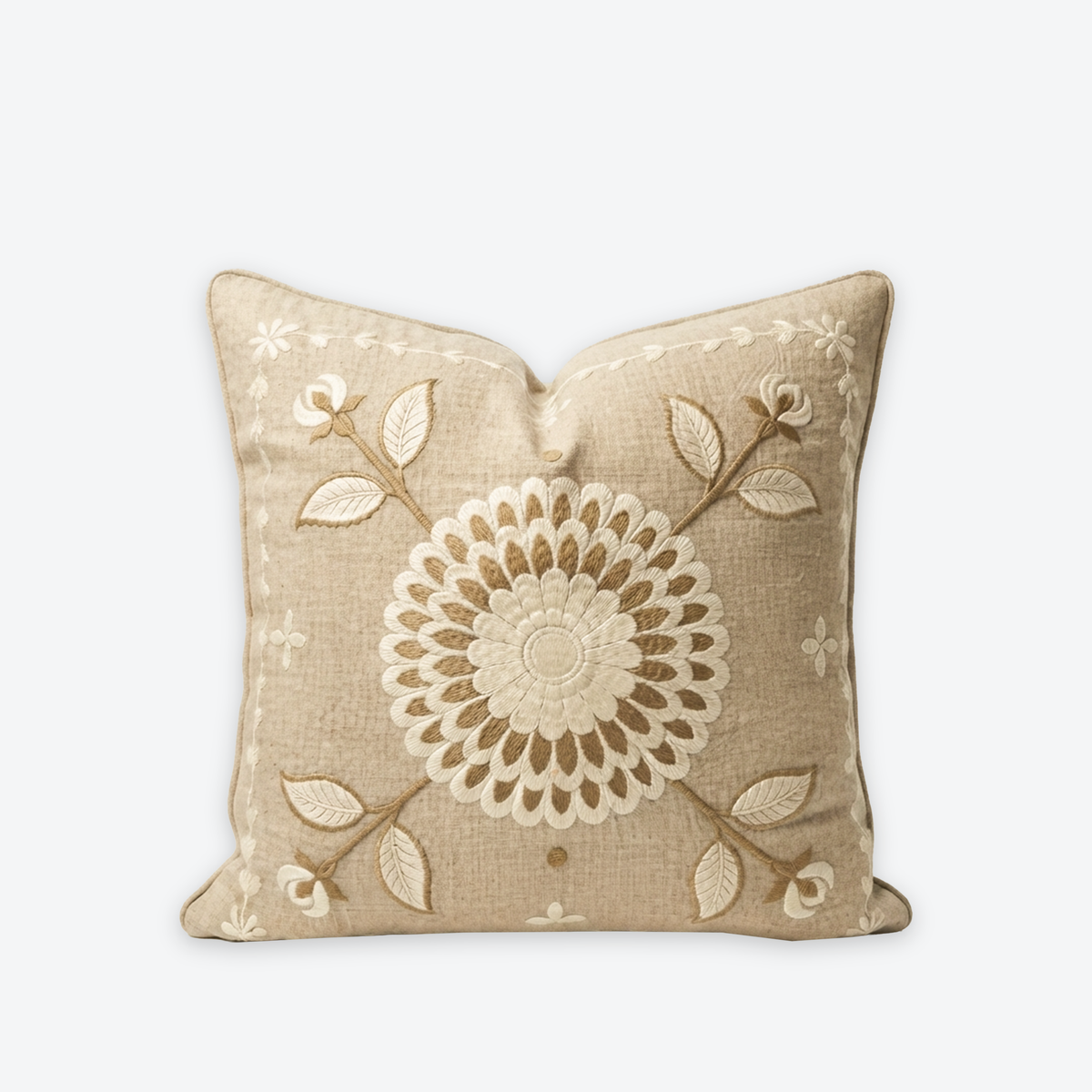 Beige Jaipur Sun Cushion Cover, view 2