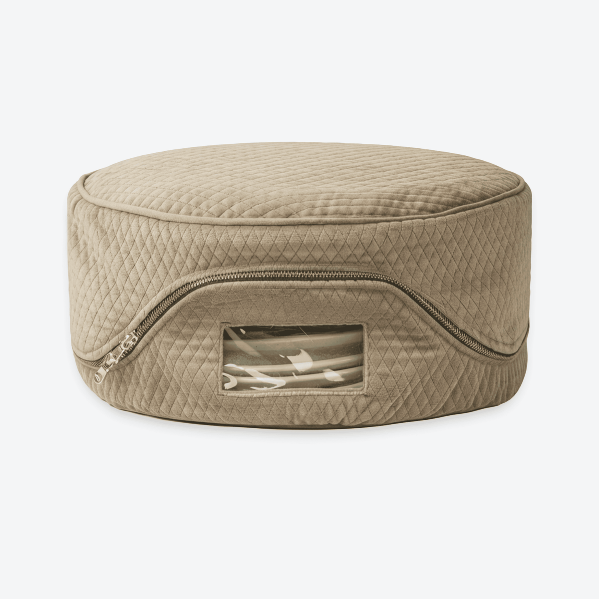 Beige Luxe Dinner Plate Cover