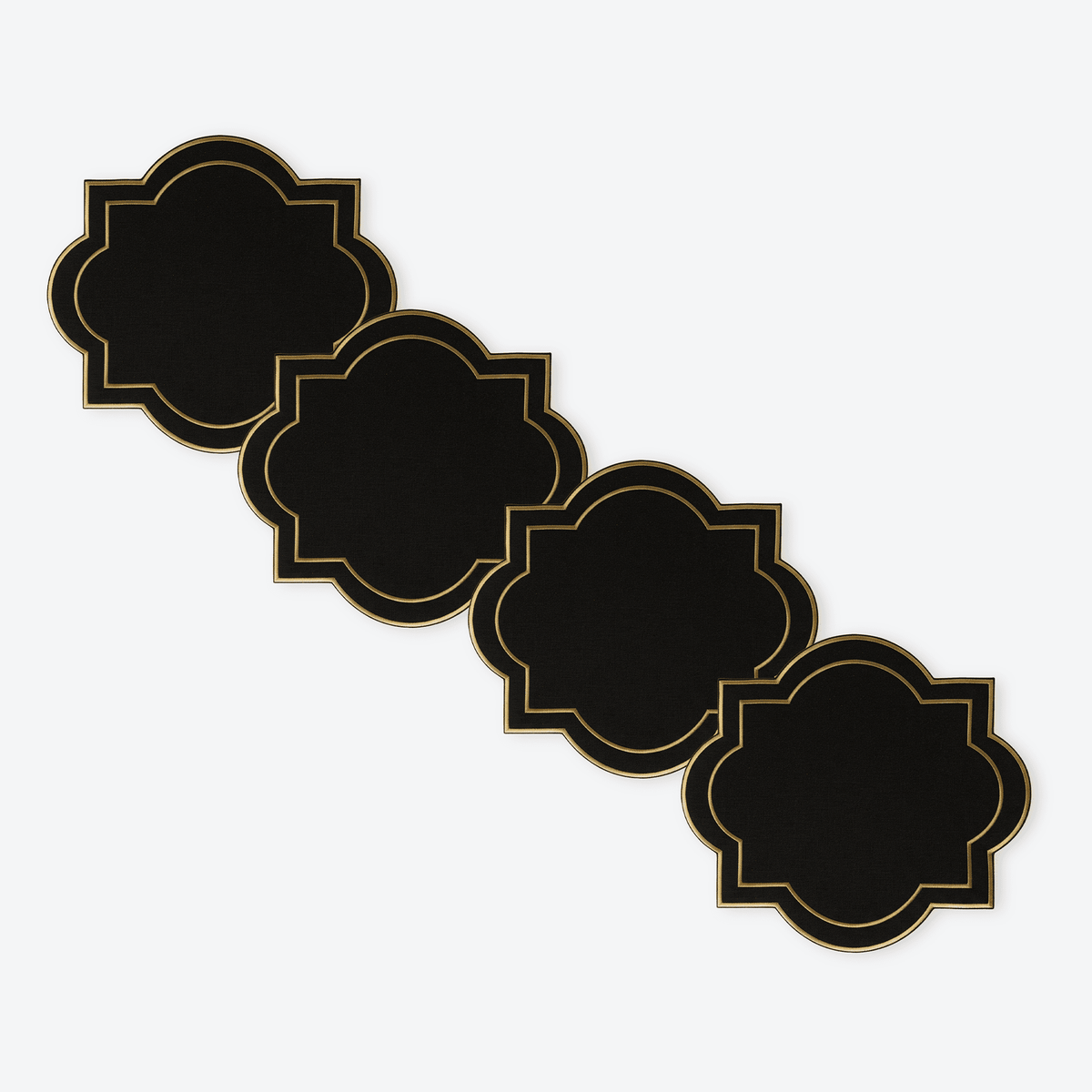 Black Empress Placemat, Set of 4, full set