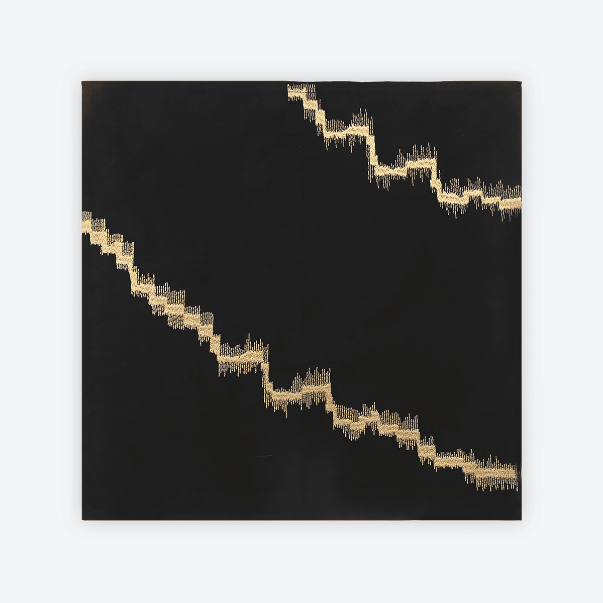 Black Majestic Napkin, Set of 4, full set