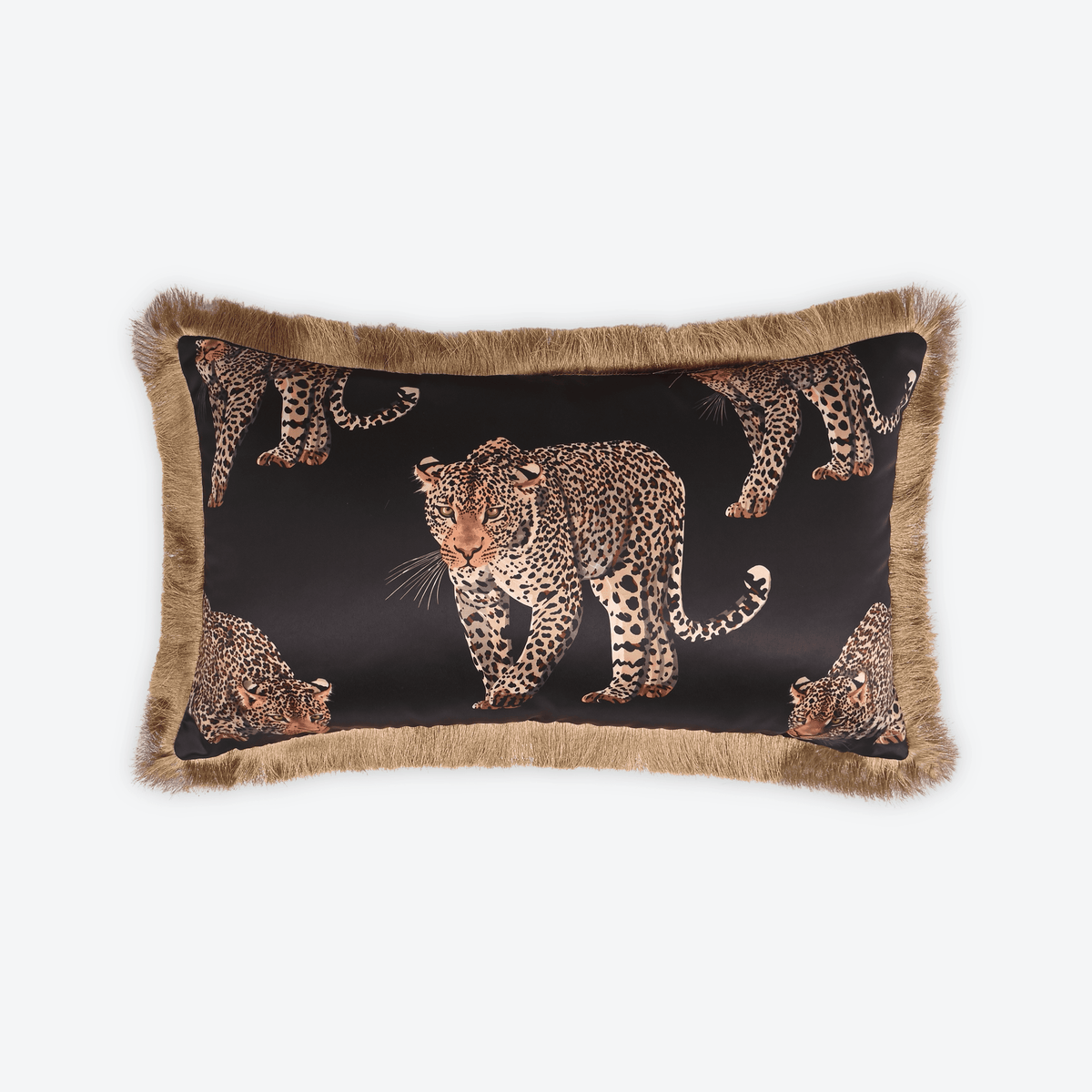 Black Prowler Lumbar Cushion Cover