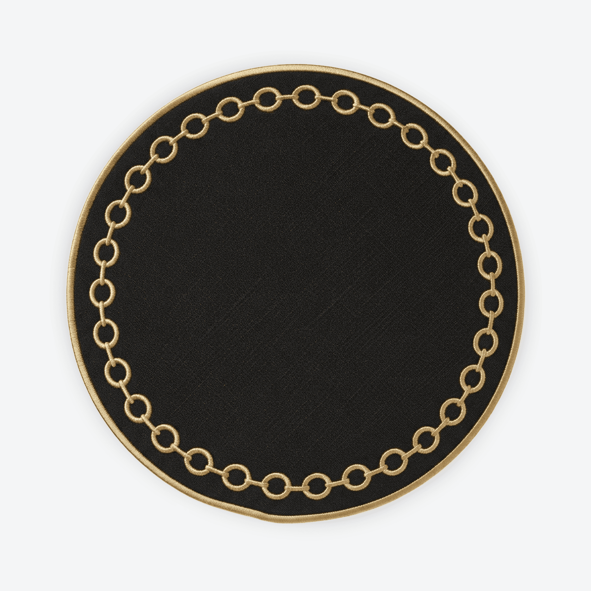 Black Royale Necklace Placemat, Set of 4