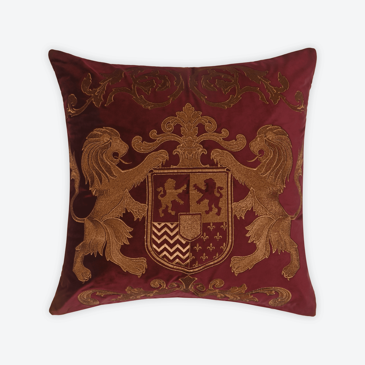 Burgundy Dynasty Cushion Cover