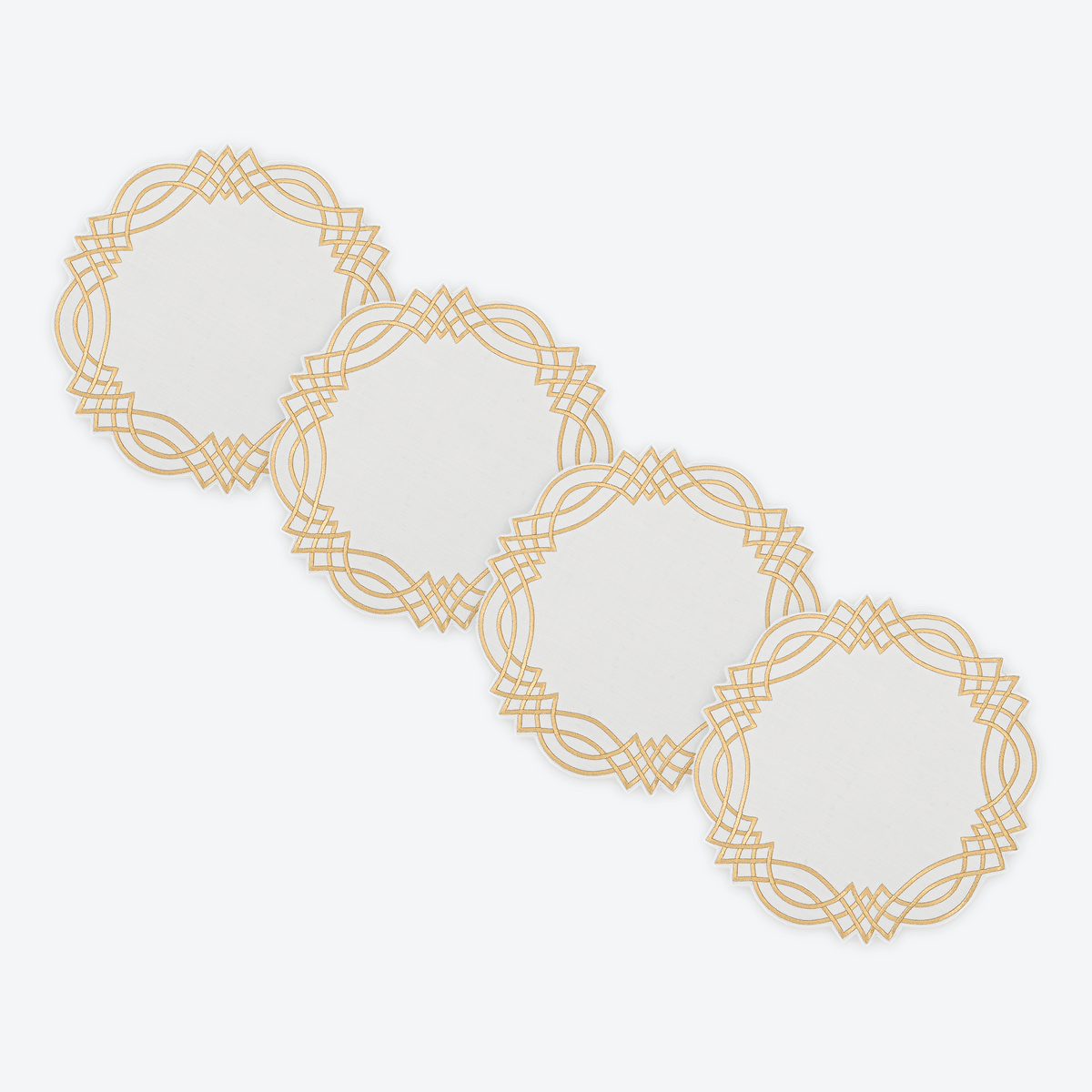 Ivory Celestine Placemat, Set of 4, full set