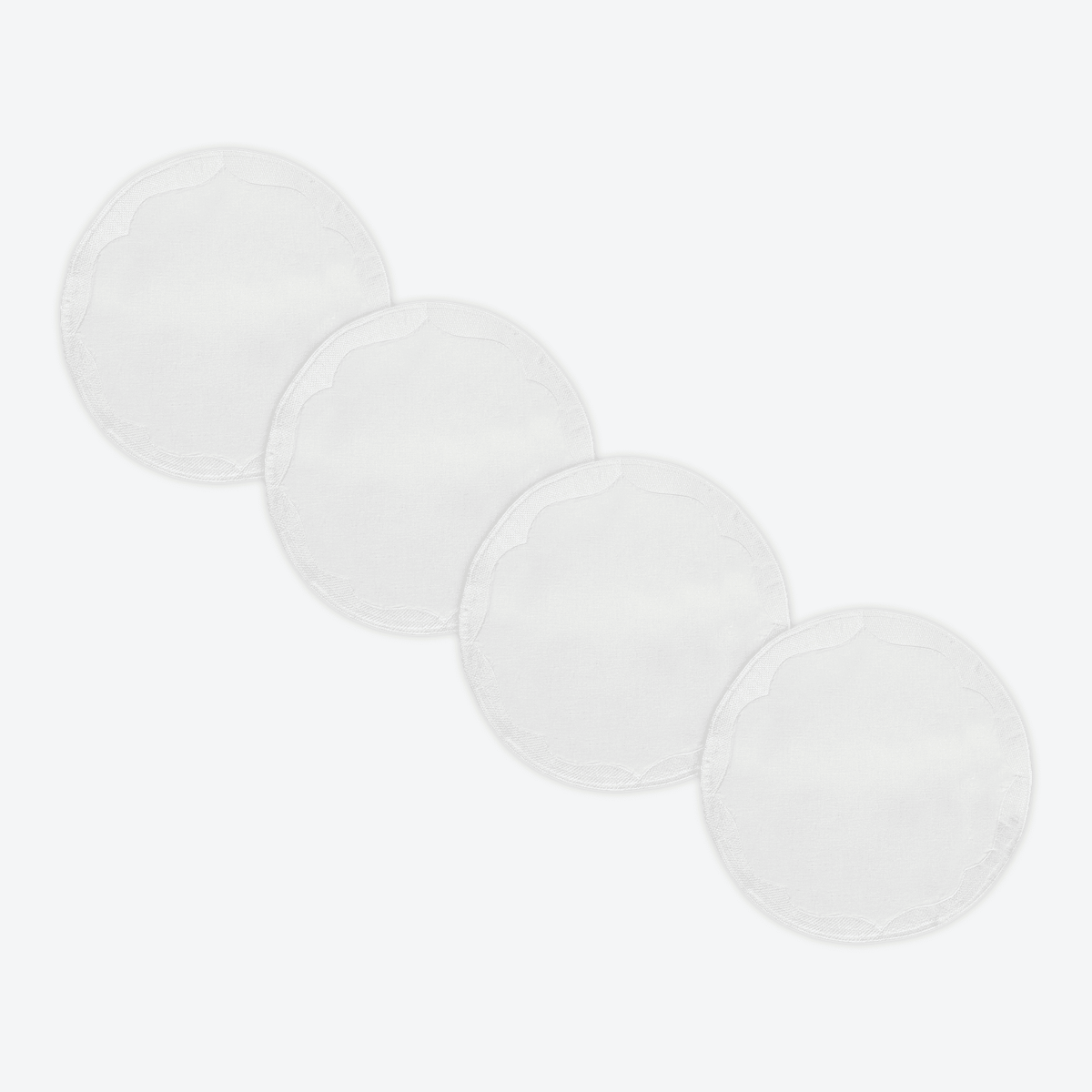 Ivory Dove Placemat, Set of 4, full set