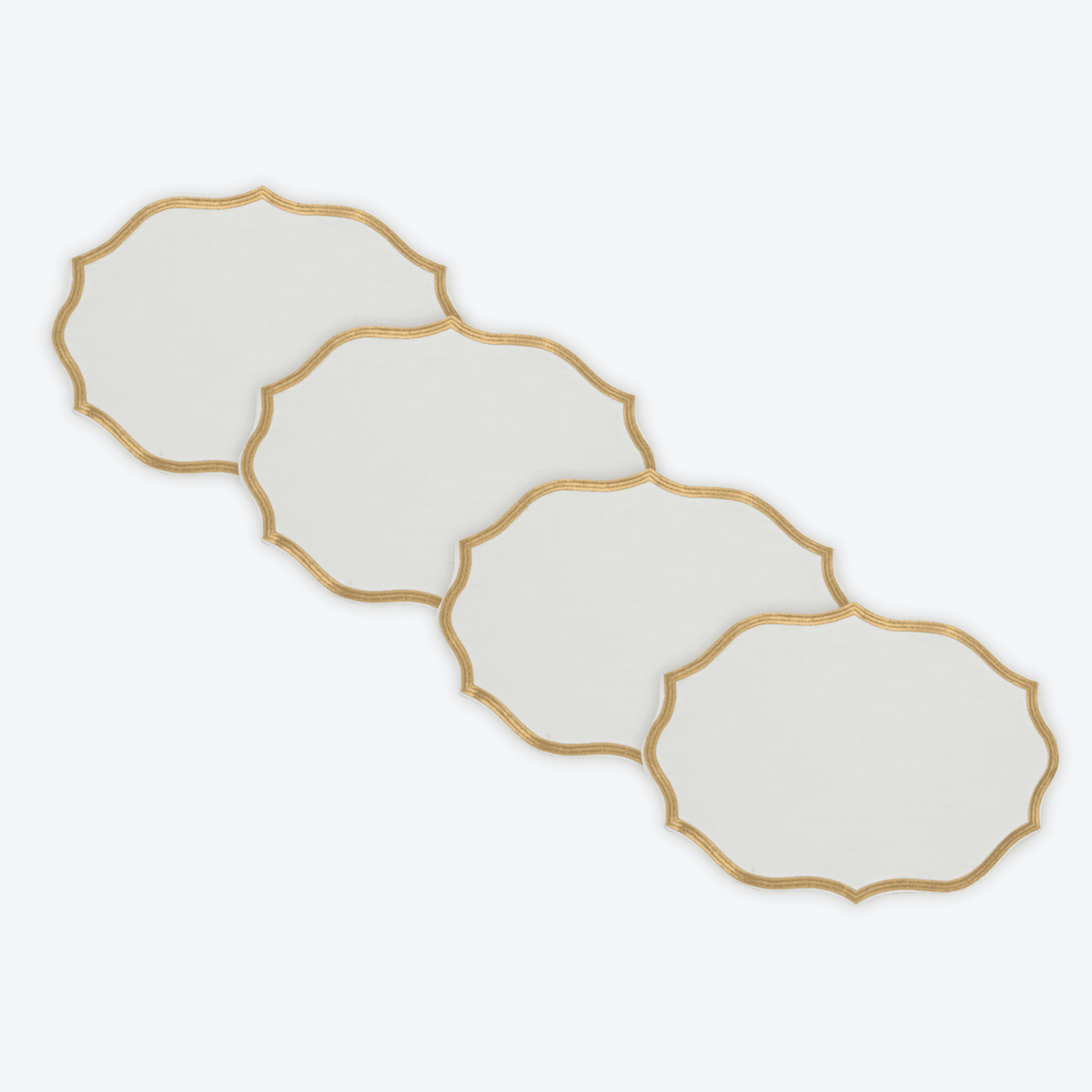 Ivory Florentine Placemat, Set of 4, full set