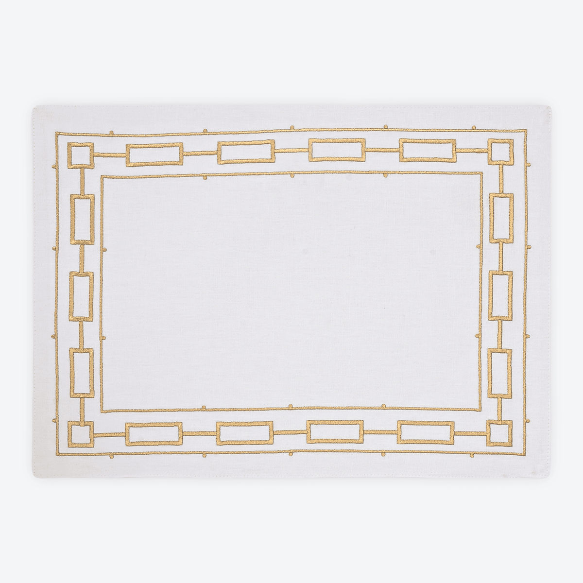 Ivory Majestic Link Placemat, Set of 4