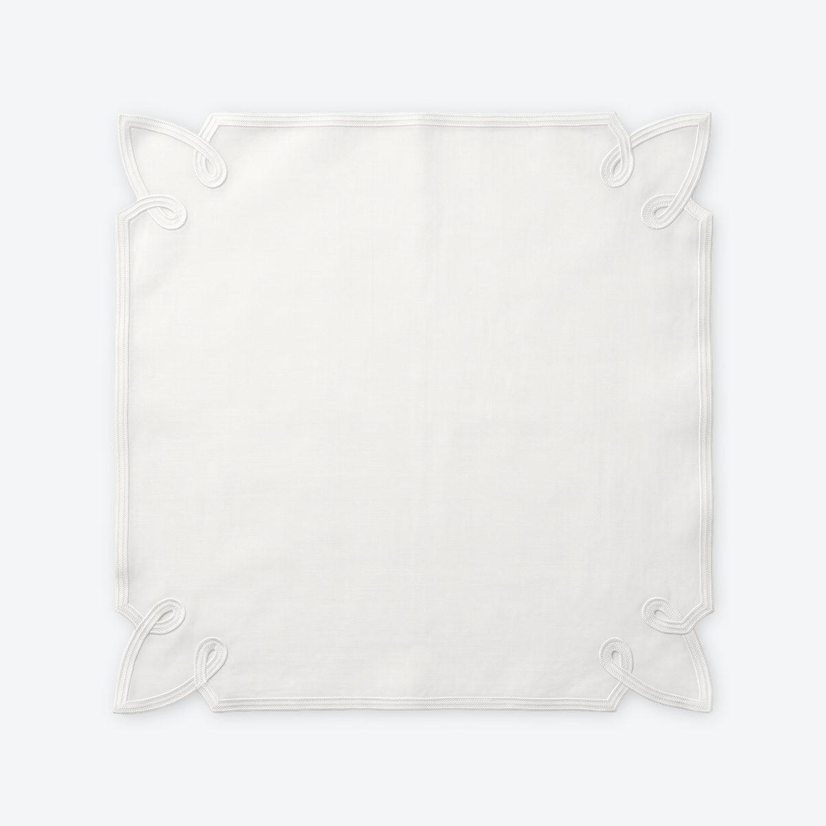 Ivory Soft Petal Edge Napkin, Set of 4, detail
