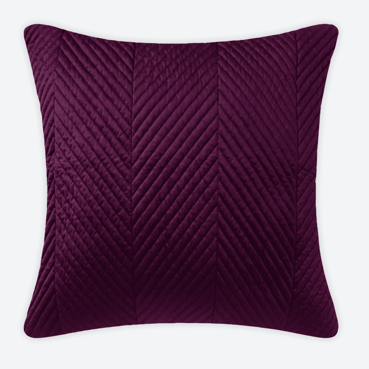 Mauve Herringbone Euro Sham