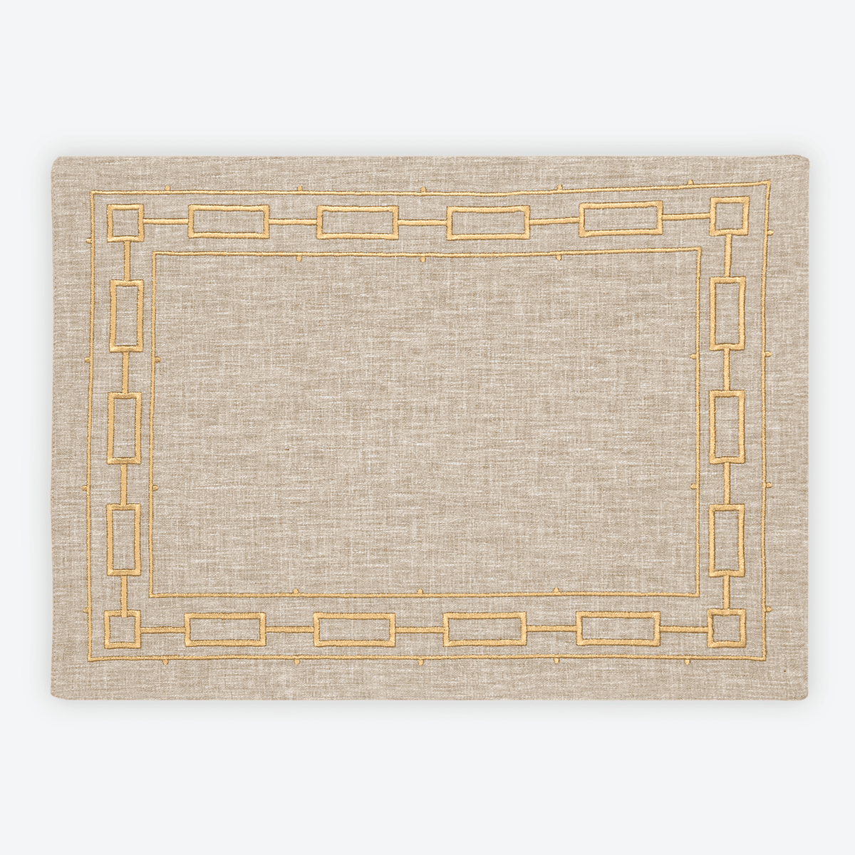 Natural Majestic Link Placemat, Set of 4