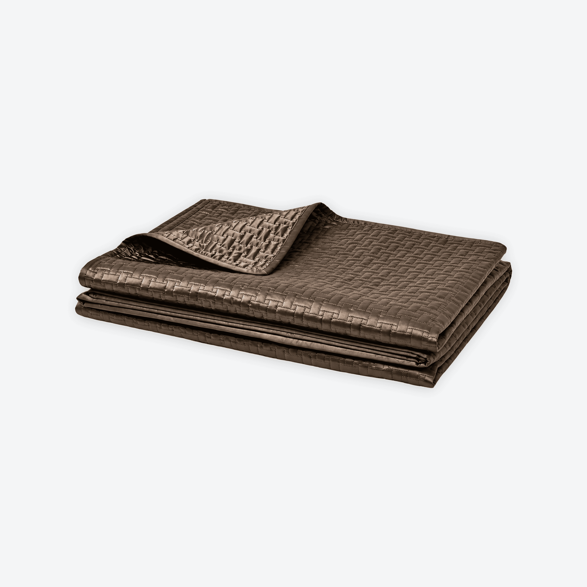 Taupe Riviera Bedspread, folded