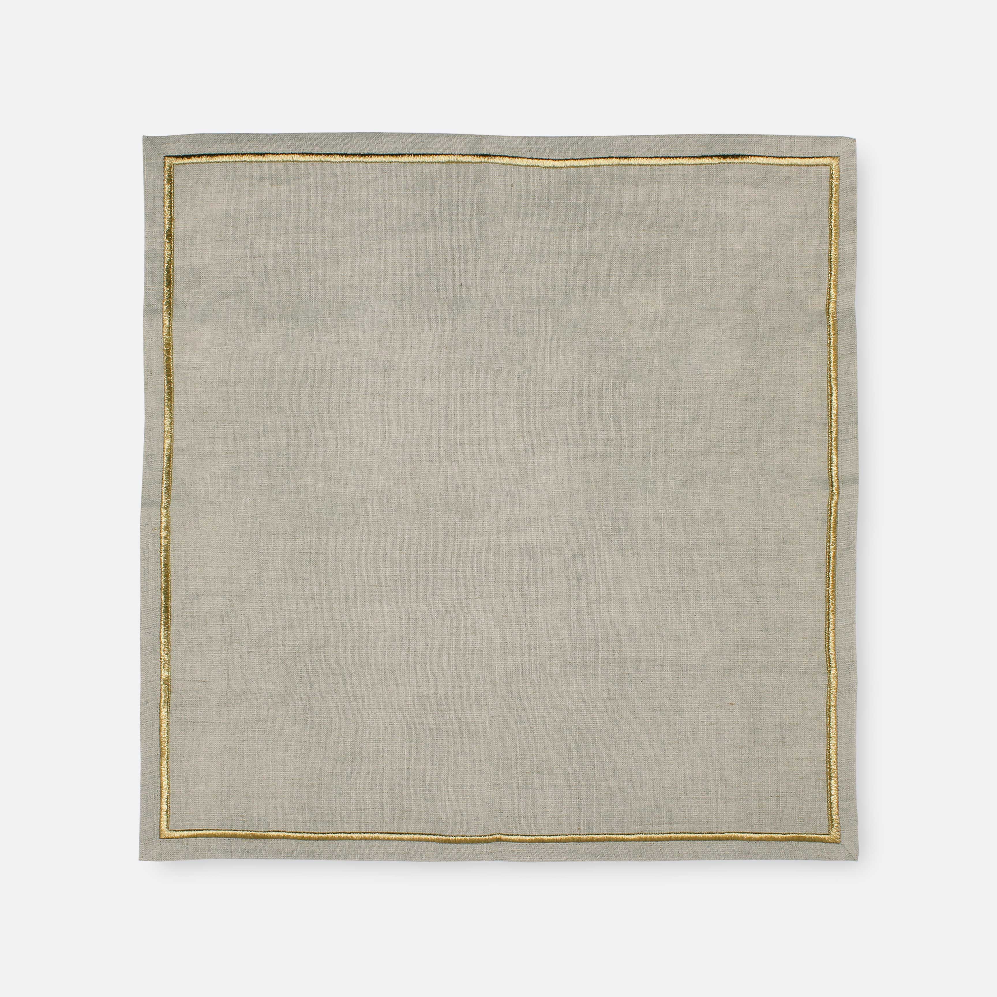 Placemats & Runners in Black- Cotton, 33 cm x 48 cm