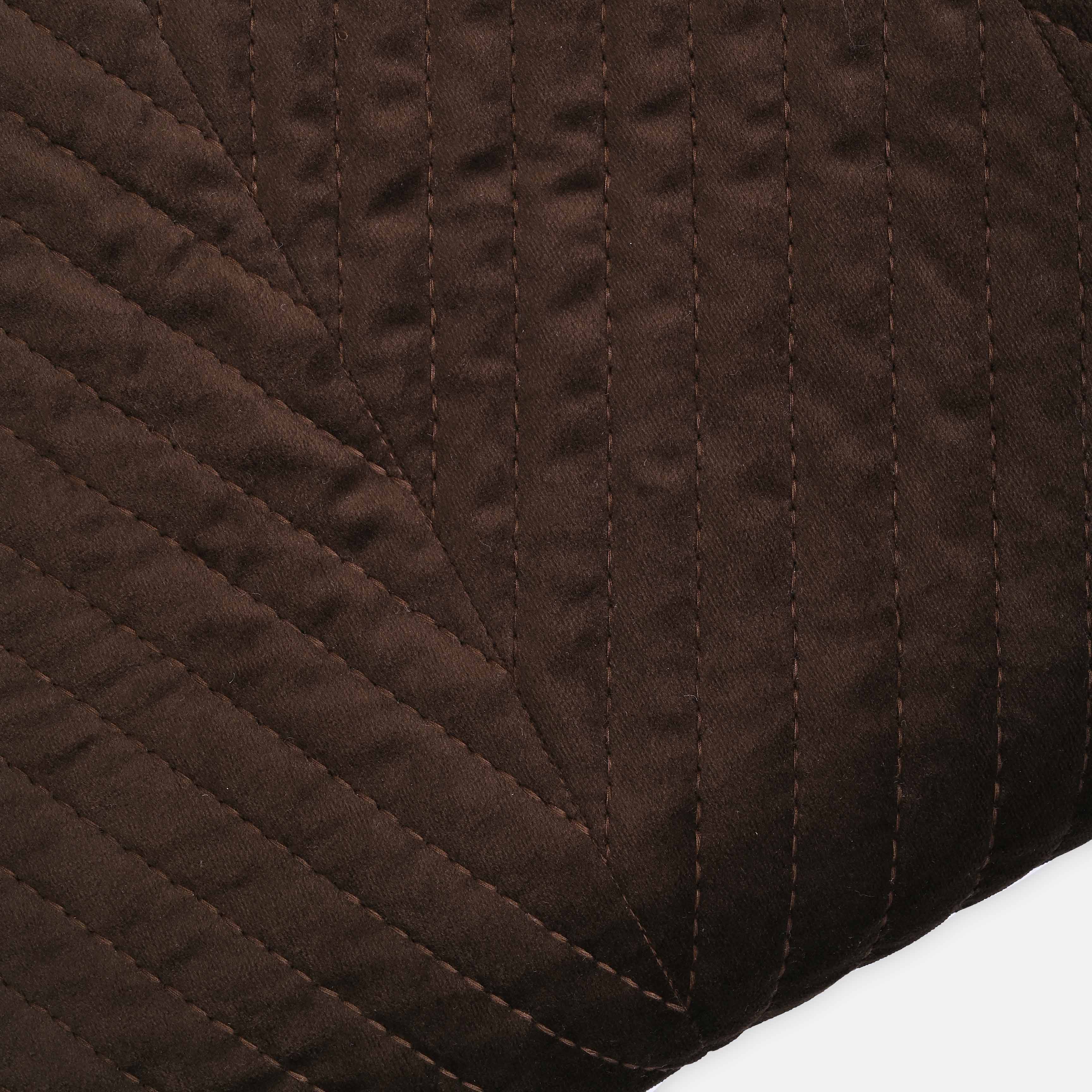 Euro Shams in Beige- Velvet, 65 cm x 65 cm