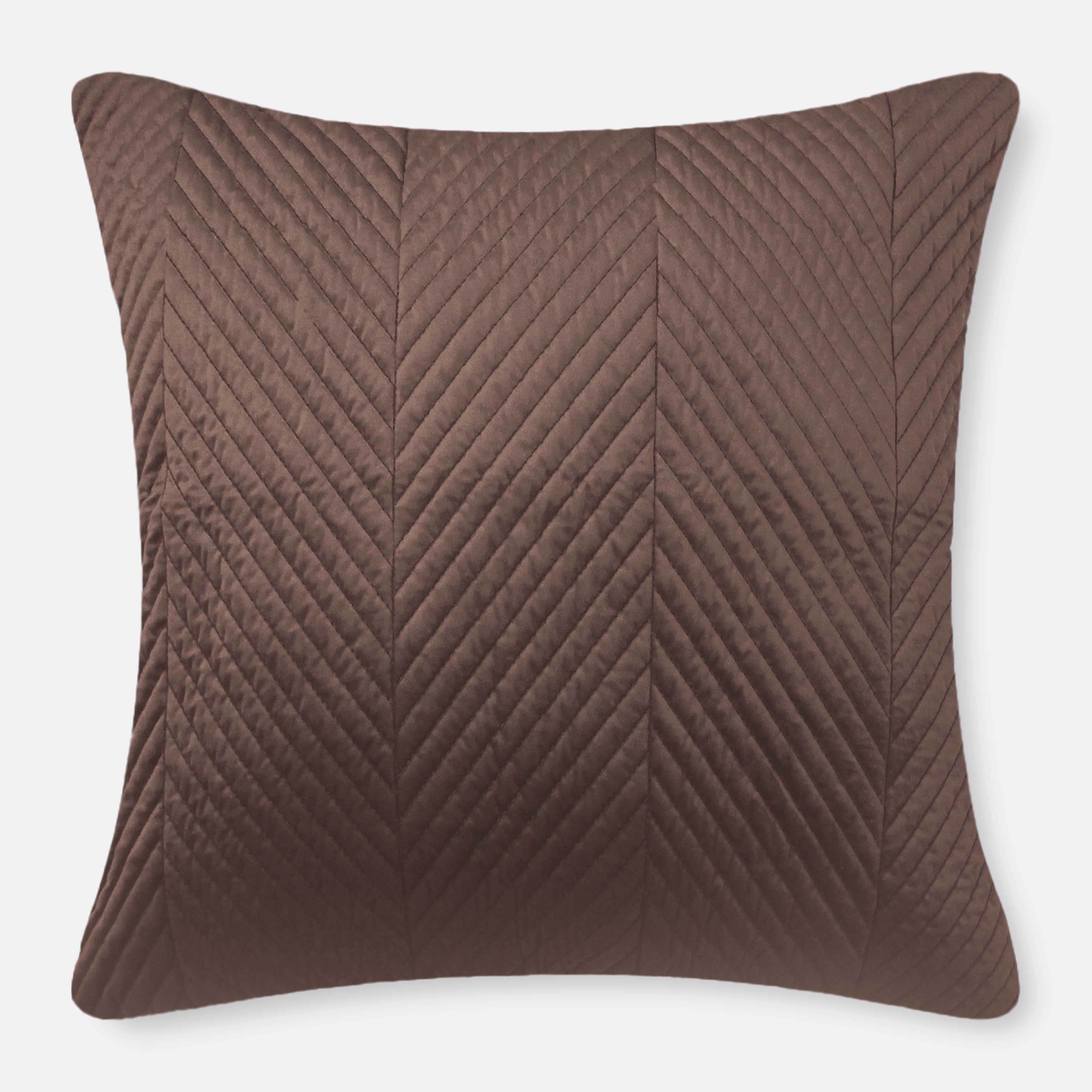 Euro Shams in Black- Velvet, 65 cm x 65 cm