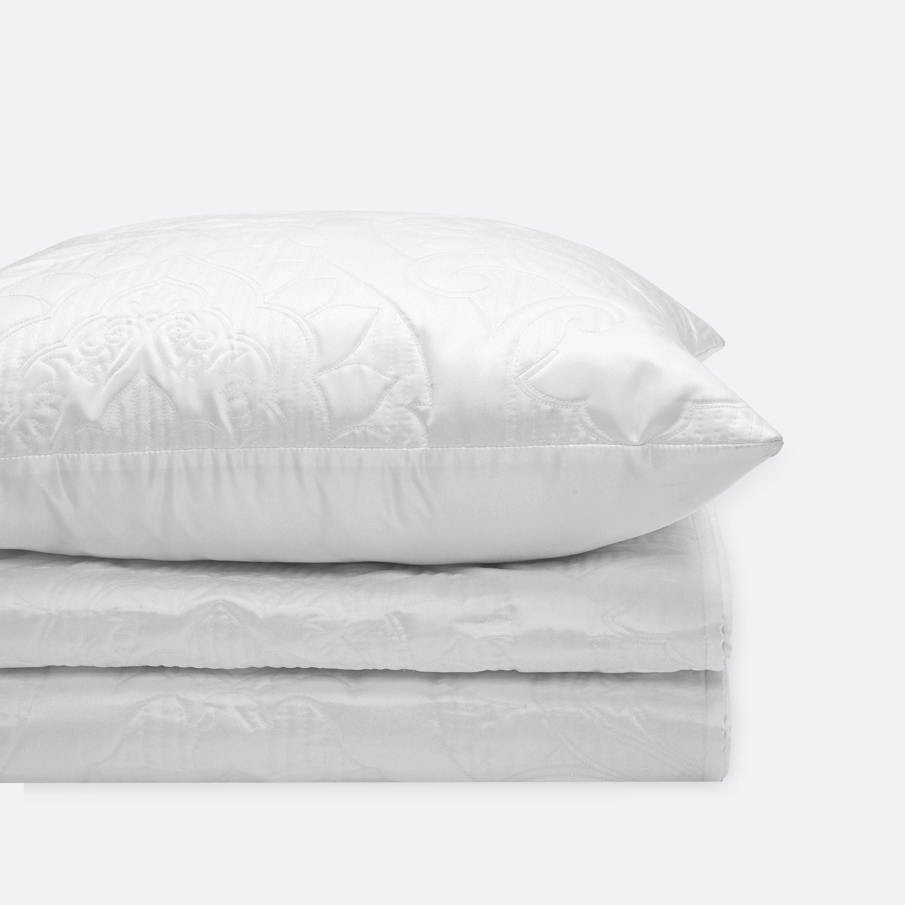 Euro Shams in White- Polyester, 65 cm x 65 cm