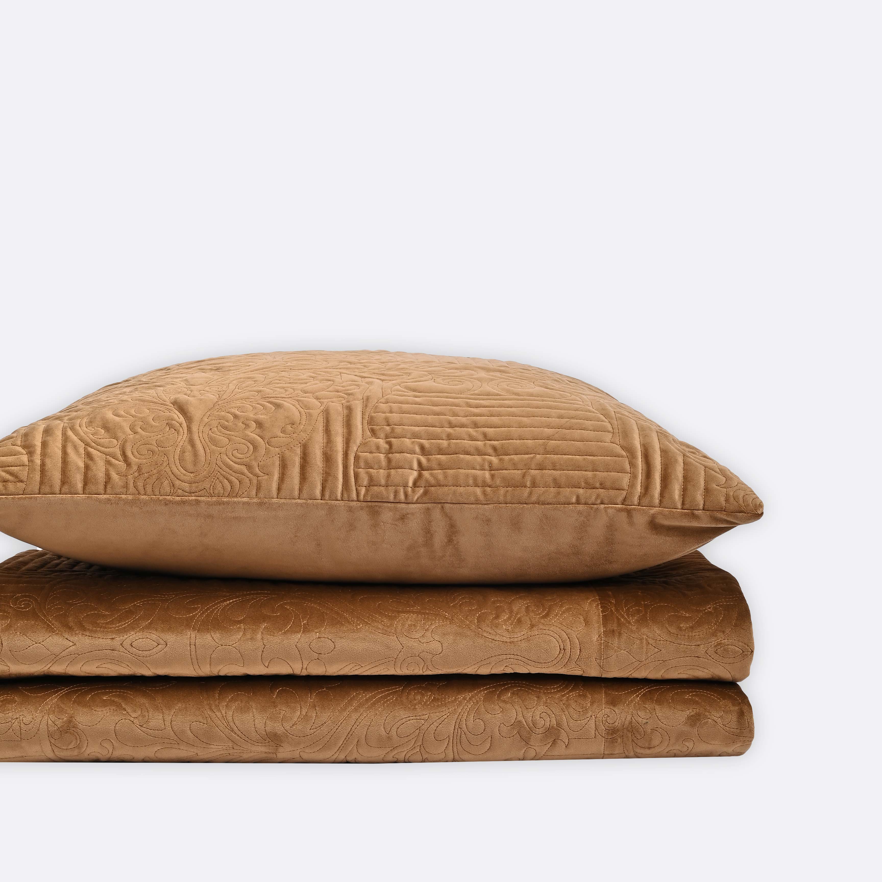 Storage & Covers in Grey- Velvet, 26 x 12 x 7 cm