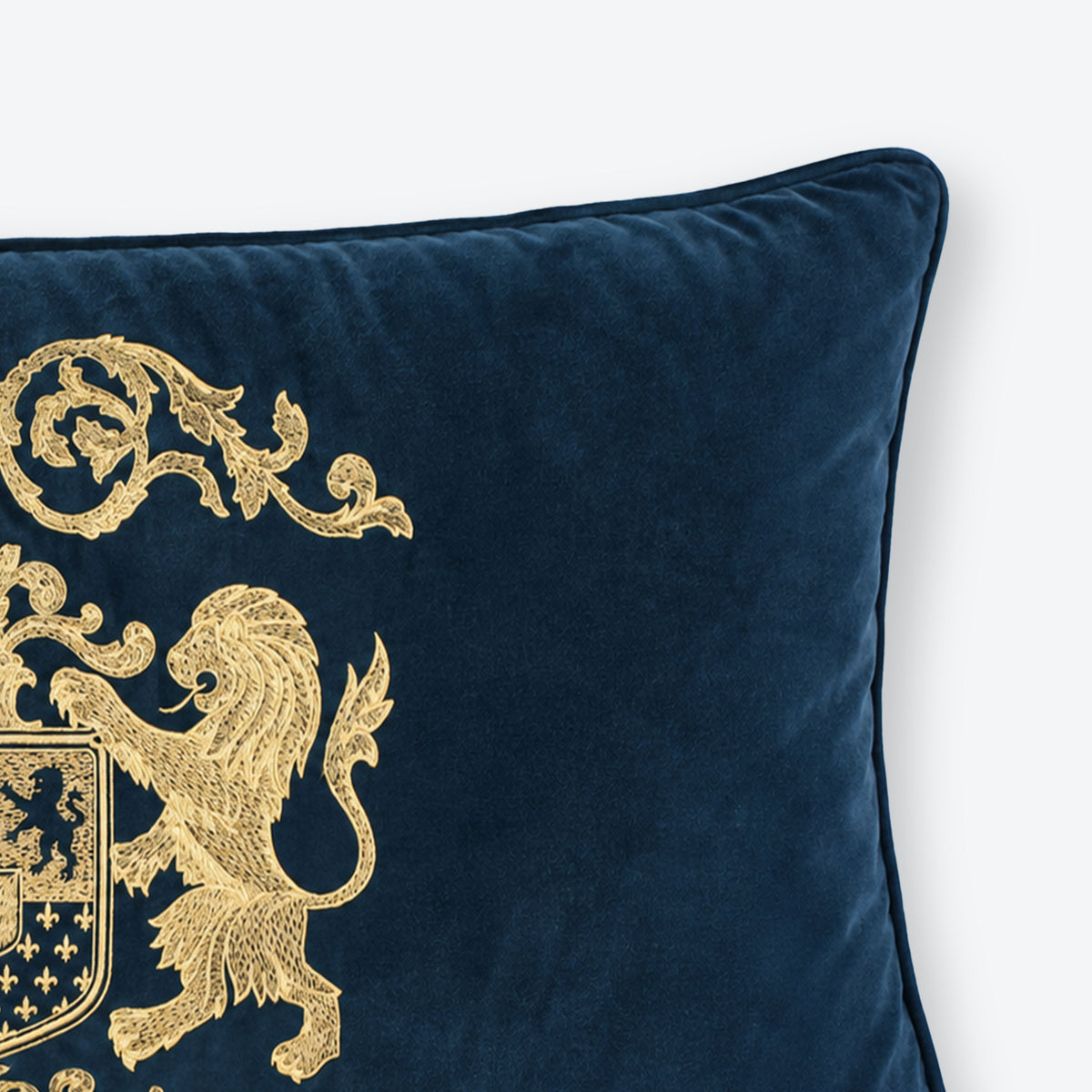 Blue Dynasty Lumbar Cushion Cover, detail