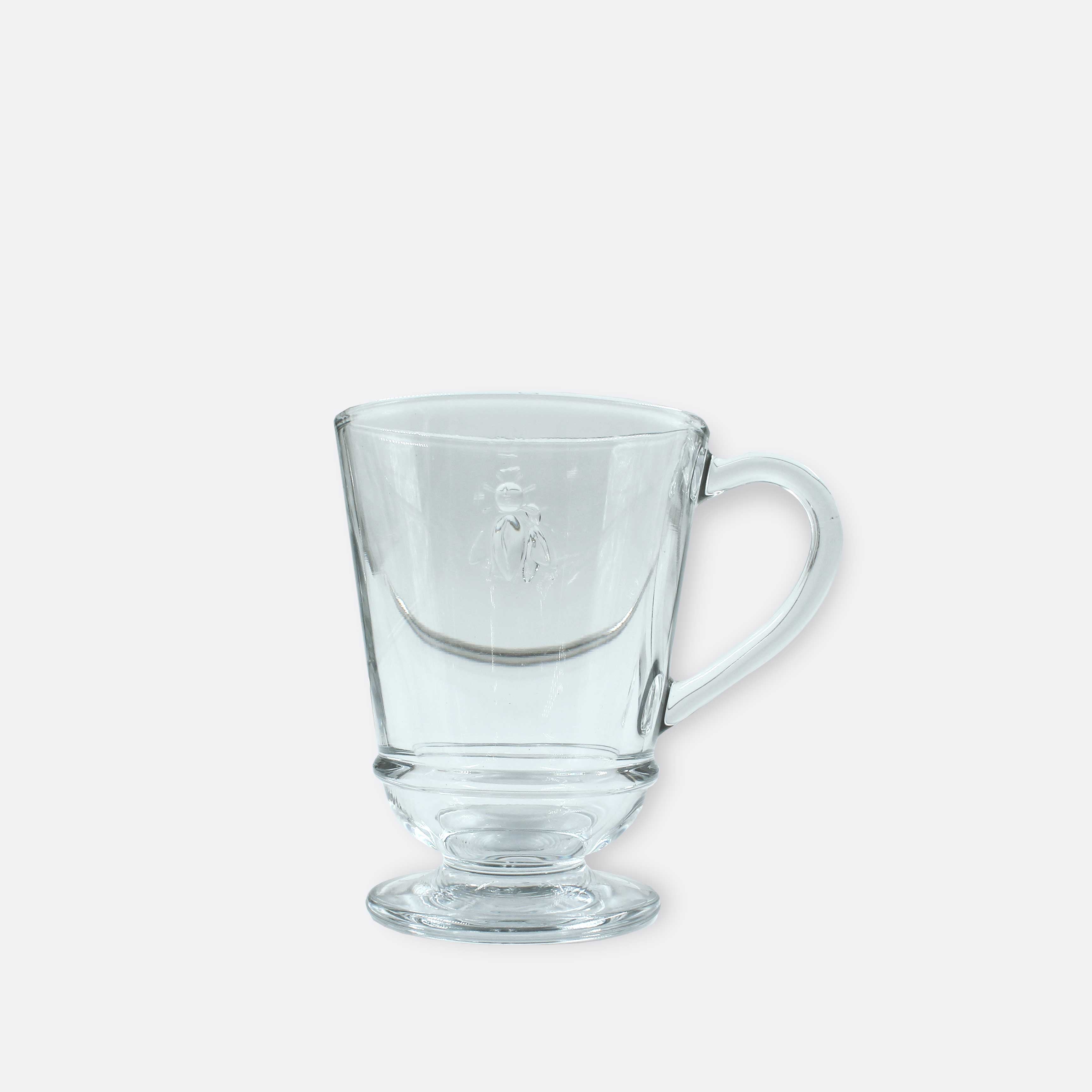 Glassware in Grey- Glass, 8 x 10 cm