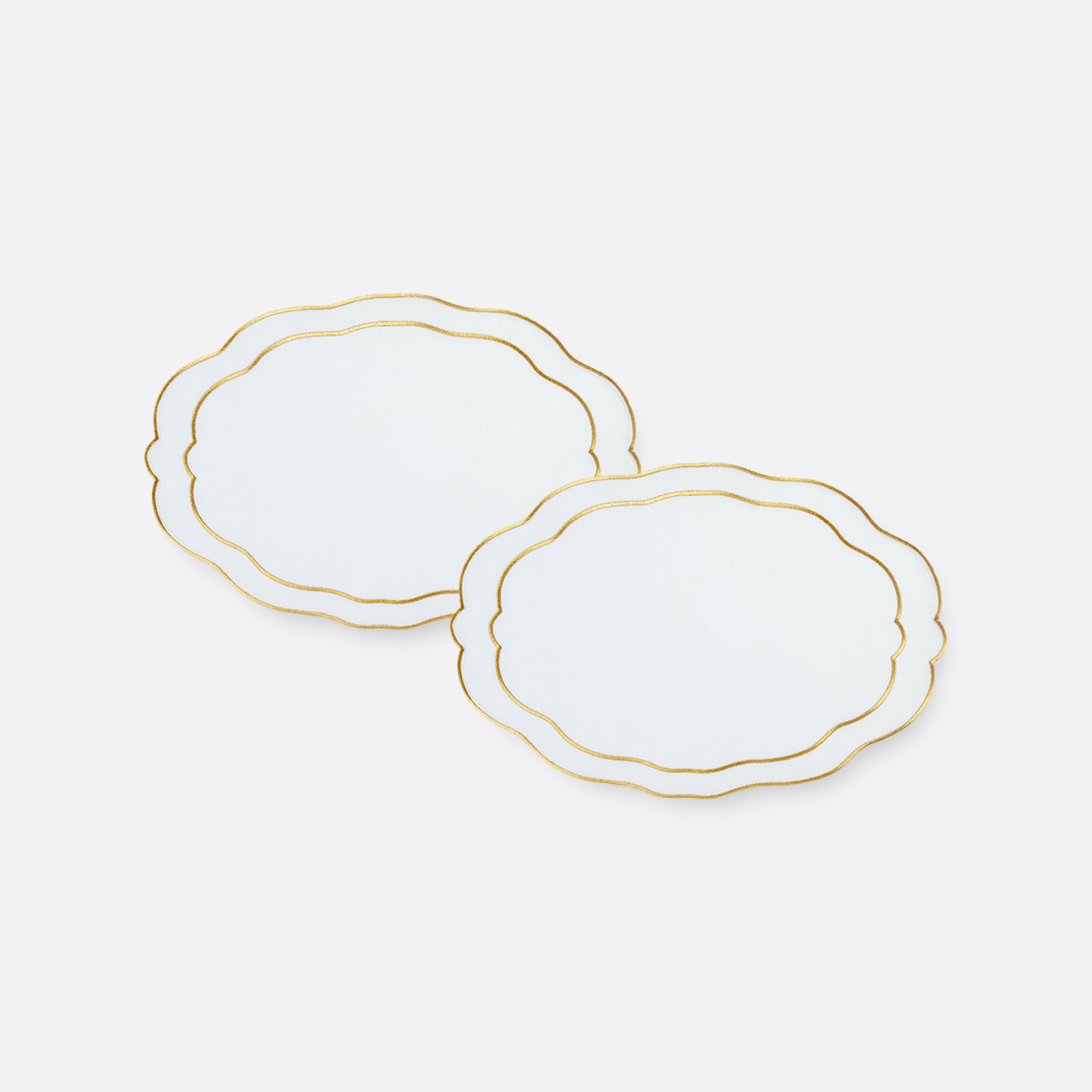 Placemats & Runners in White- Cotton, 32.5 cm x 47.5 cm