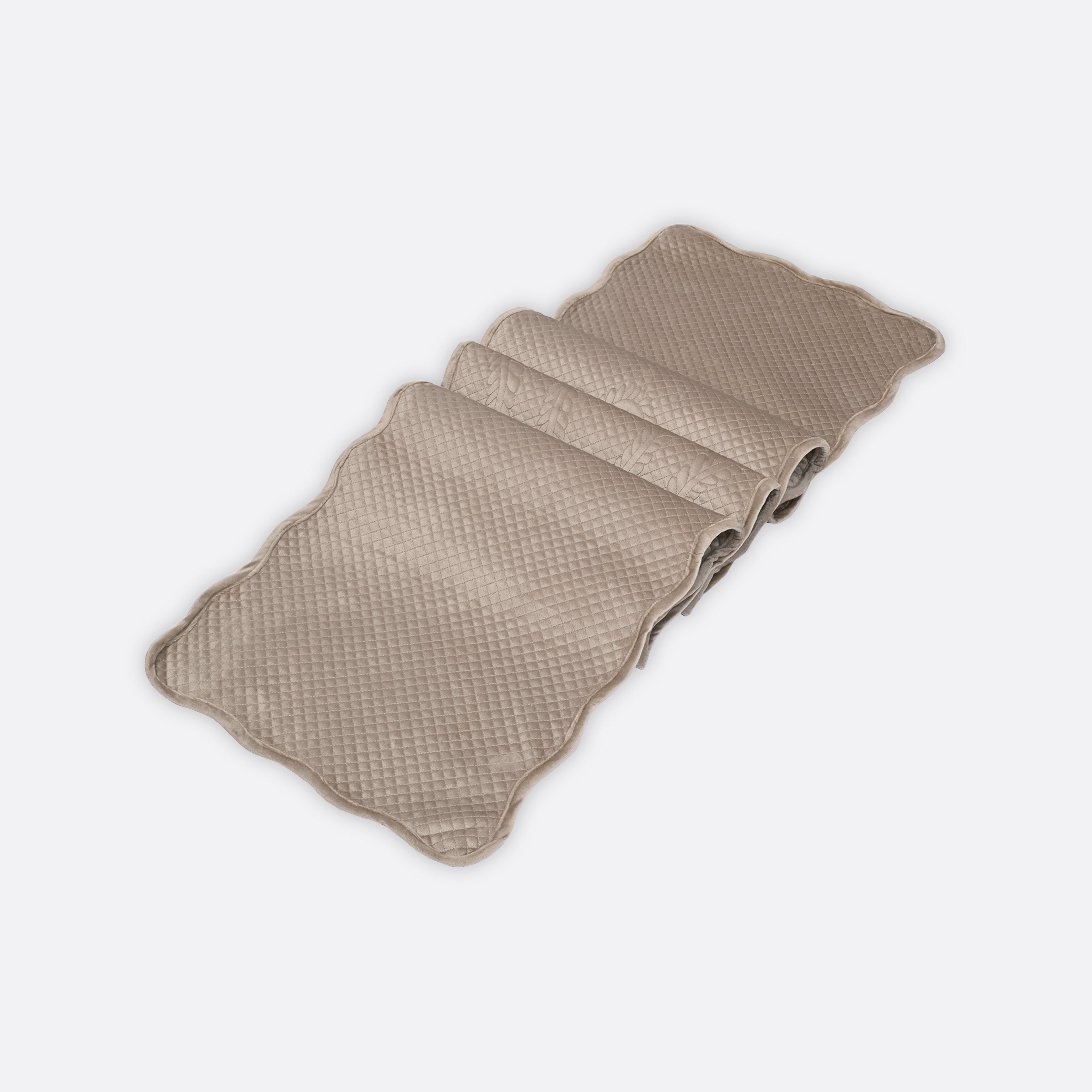 Bedspreads in Olive- Polyester, 250 cm x 250 cm