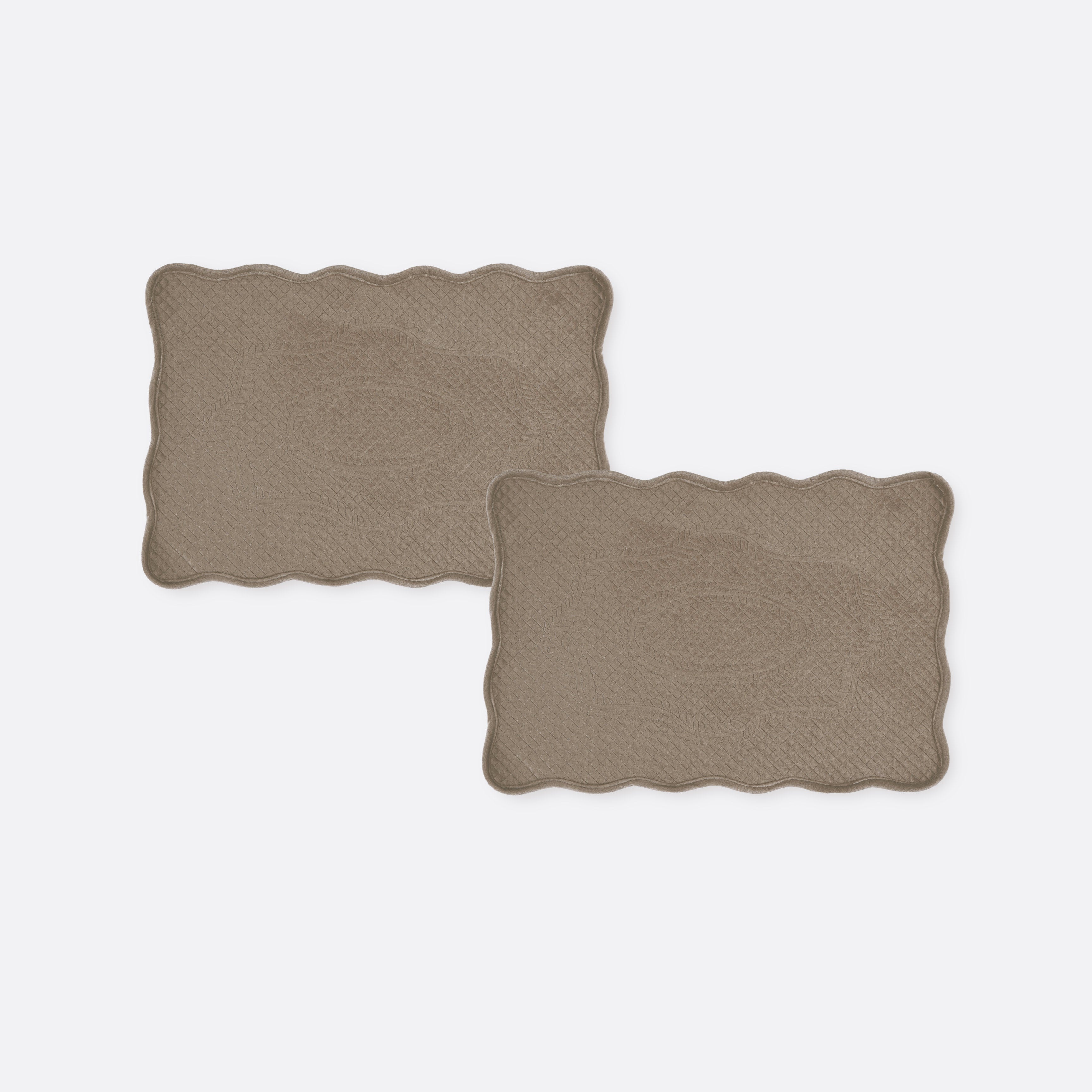 Decorative Cushions in Brown- Velvet, 45 cm x 45 cm
