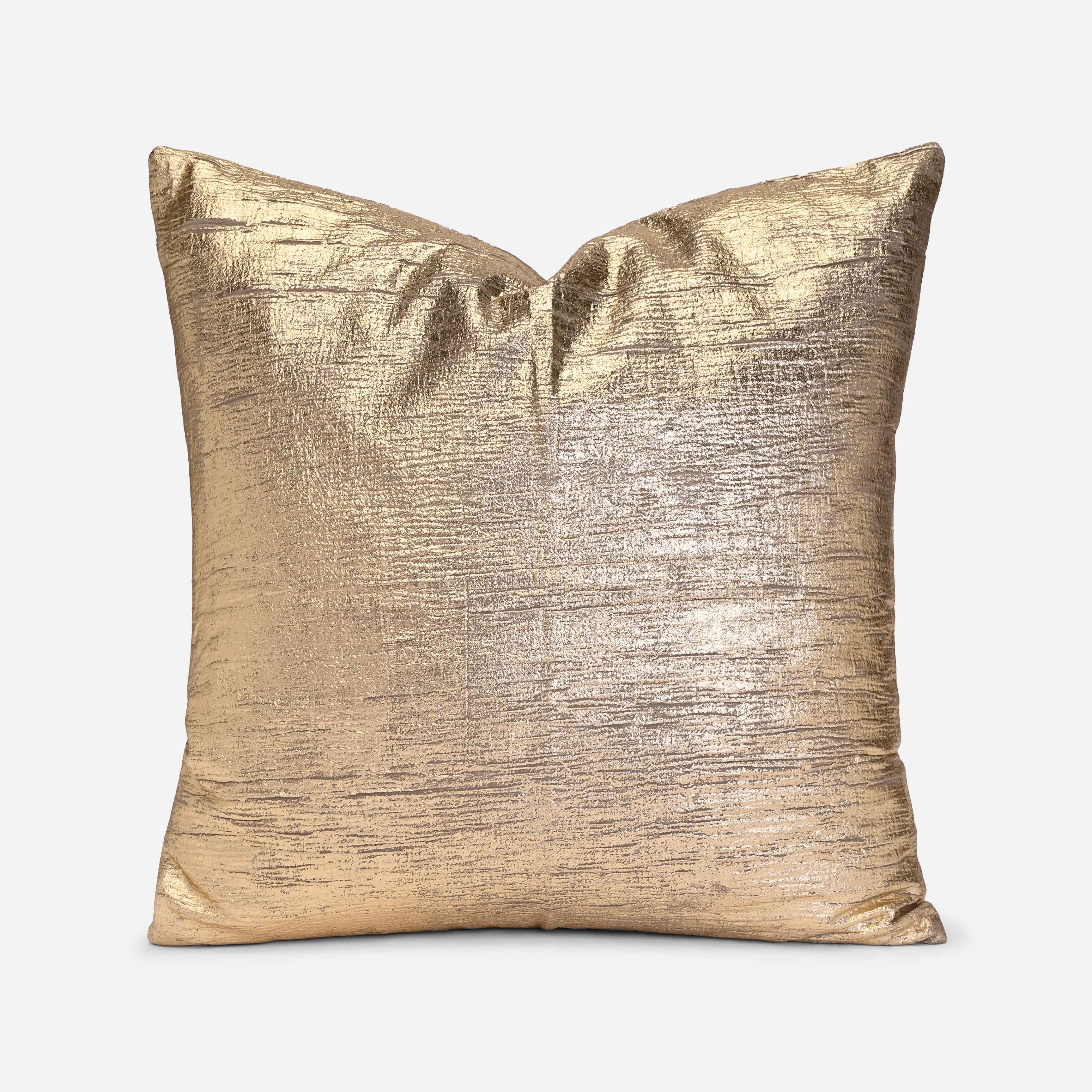 Decorative Cushions in Gold- Velvet, 45 cm x 45 cm