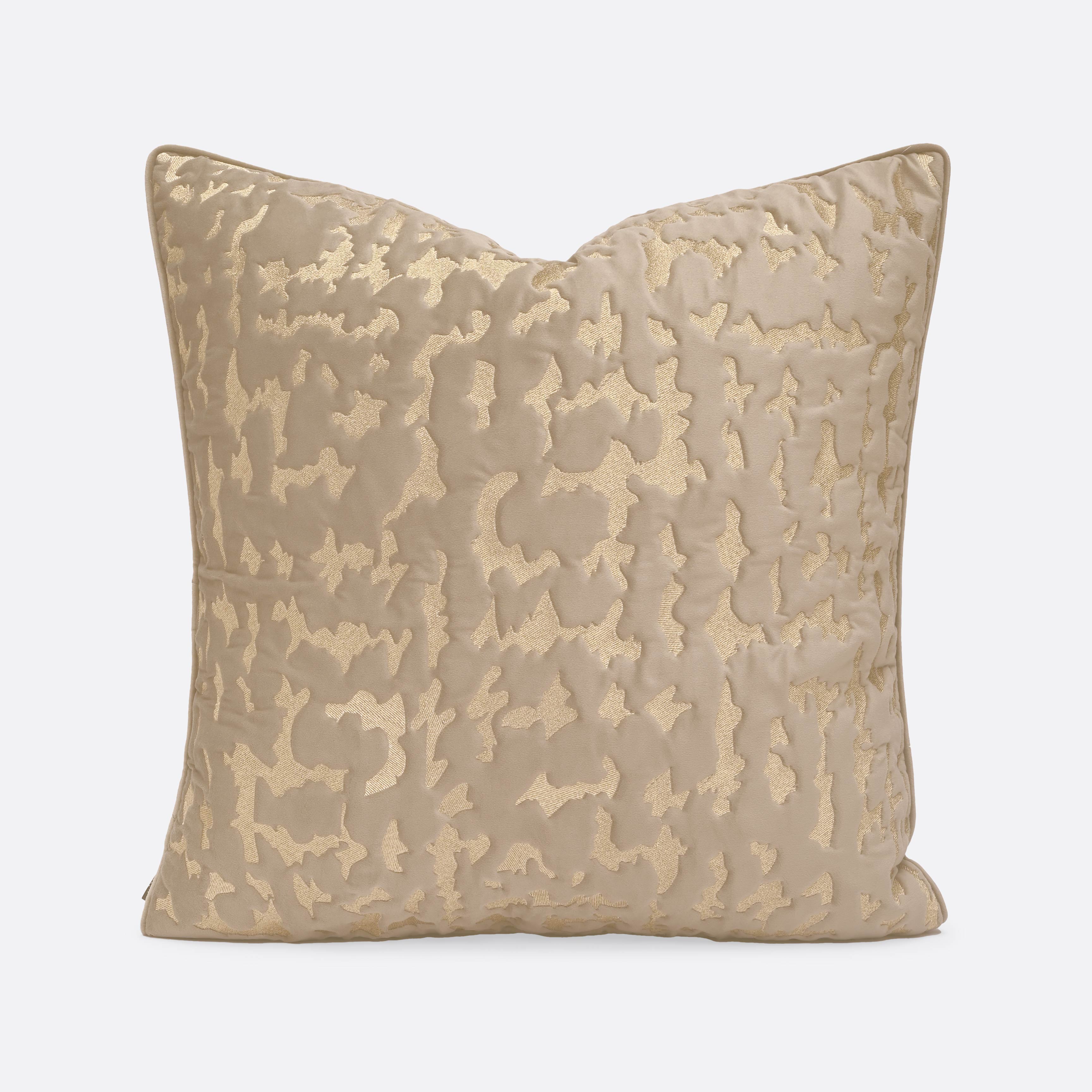 Decorative Cushions in Gold- Velvet, 35 cm x 60 cm