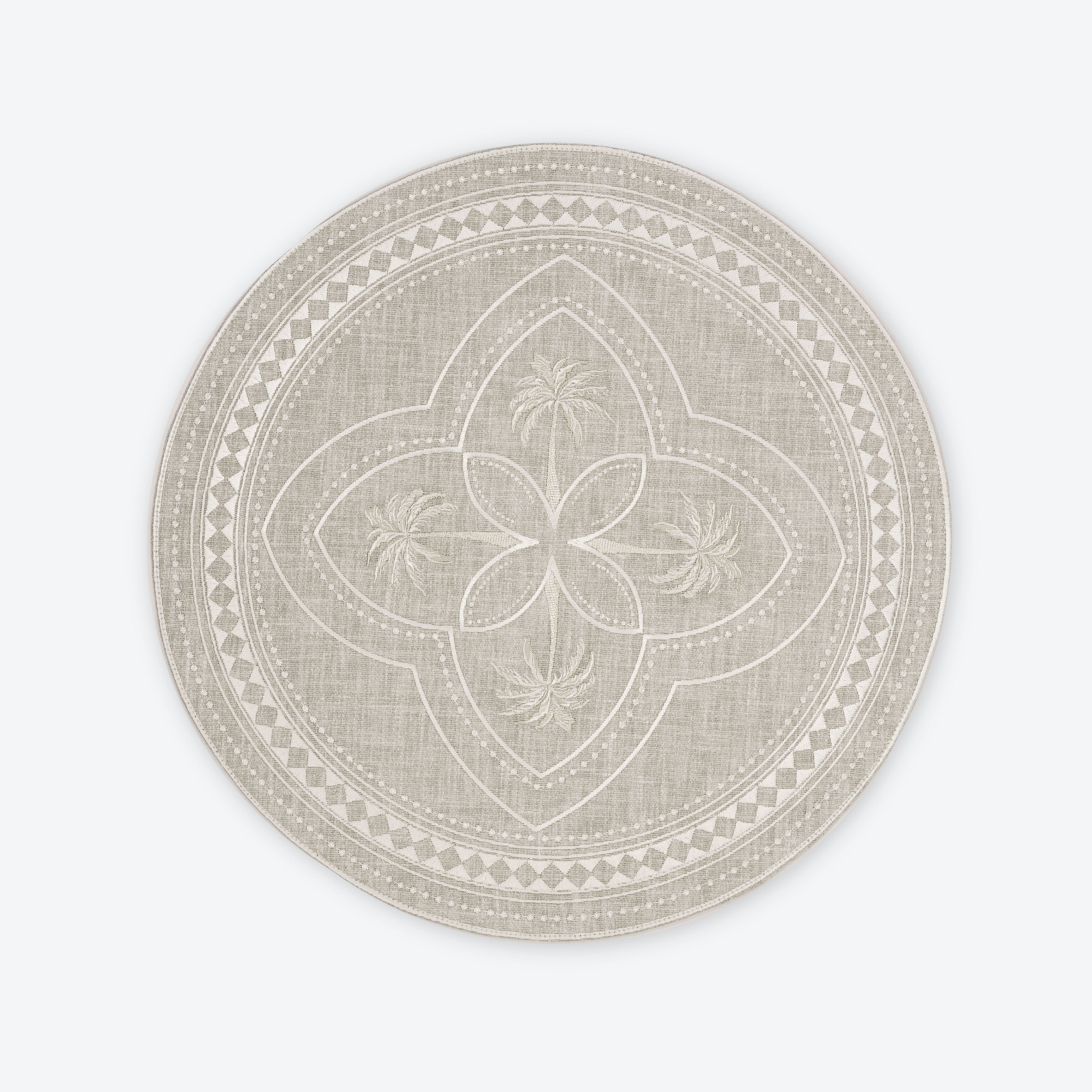 Placemats & Runners in Beige- Cotton, 35 cm x 180 cm