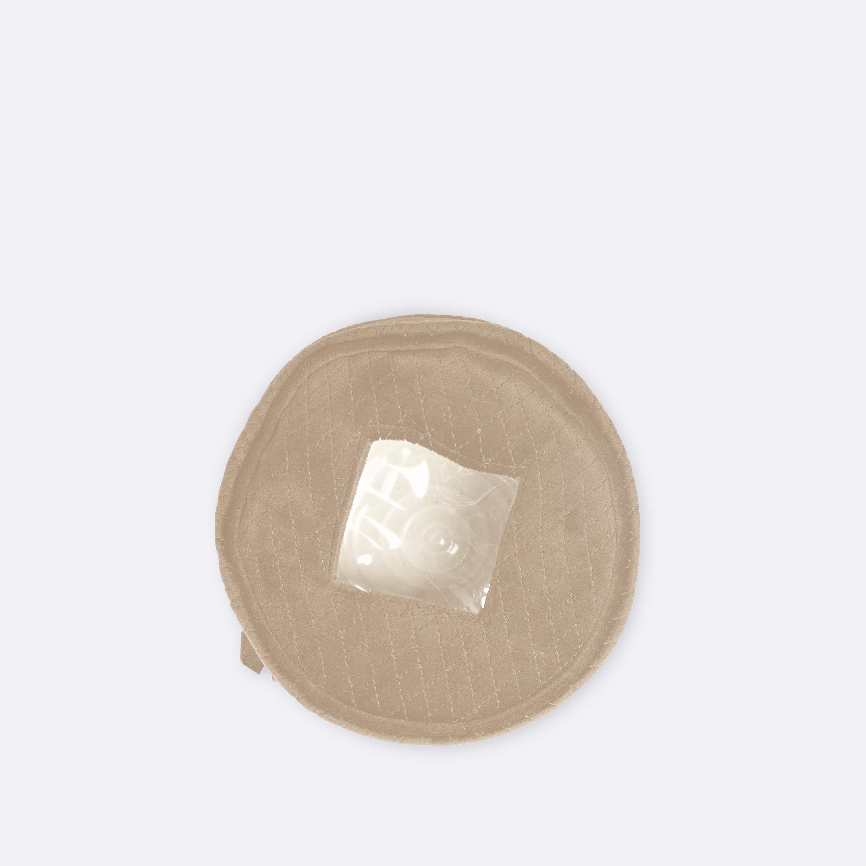Beige Luxe Bowl Cover , Small
