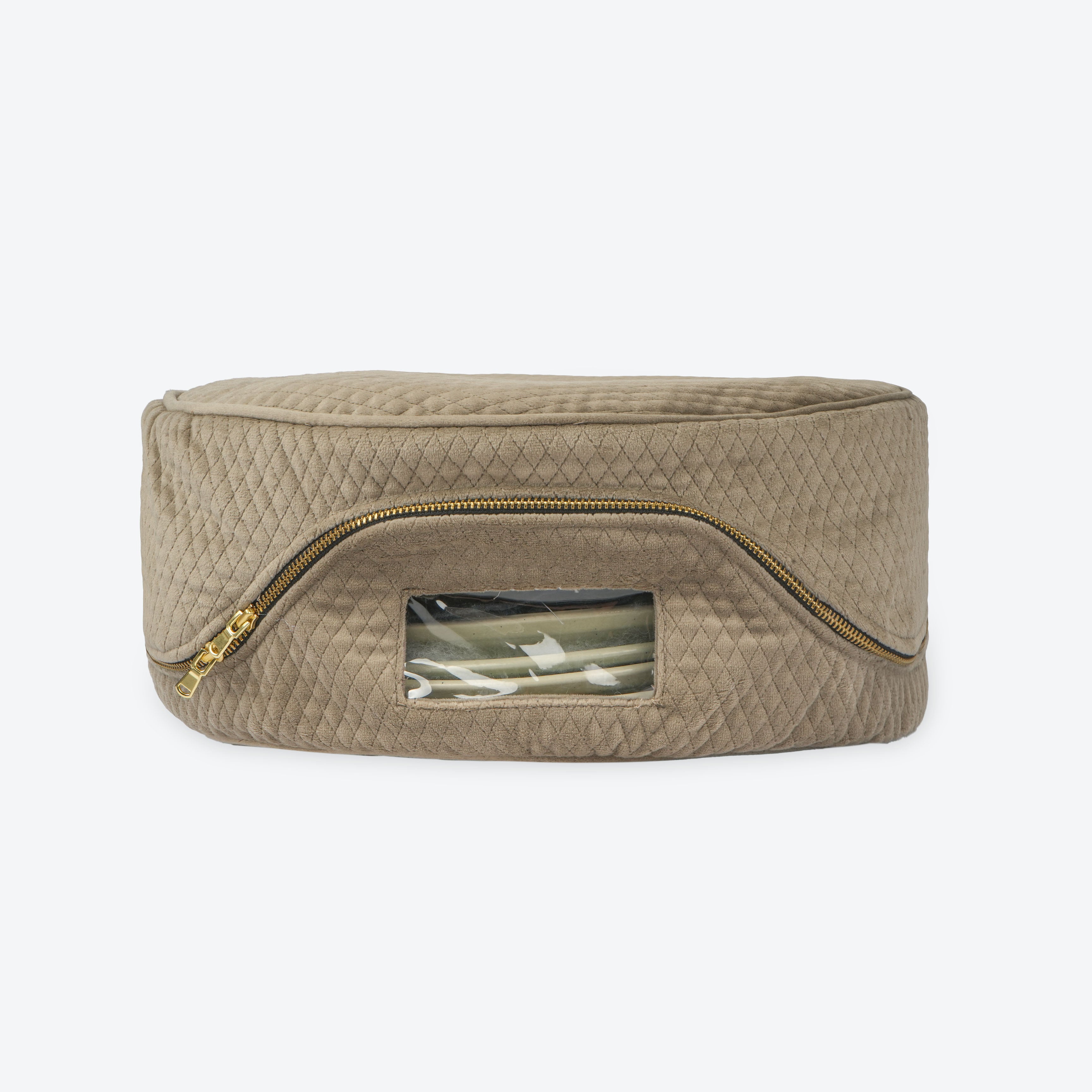 Beige Luxe Dinner Plate Cover