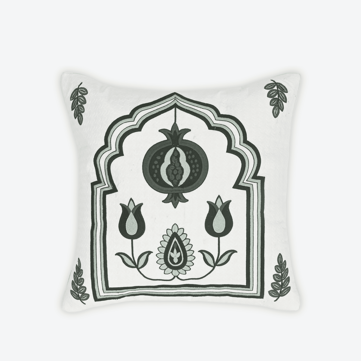 Green Granada Arch Cushion Cover