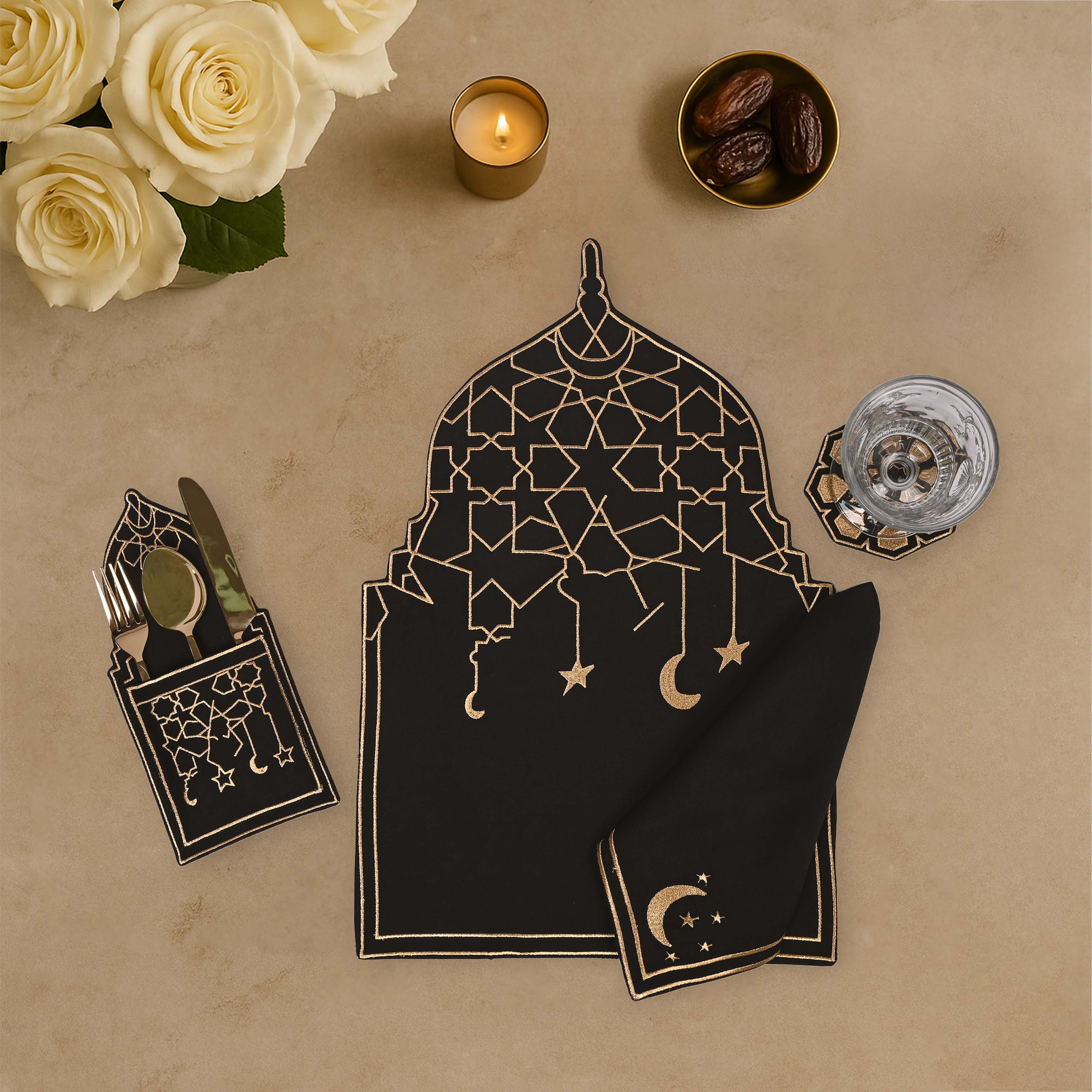 Trivets & Coasters in Beige- Cotton, 45 cm x 45 cm