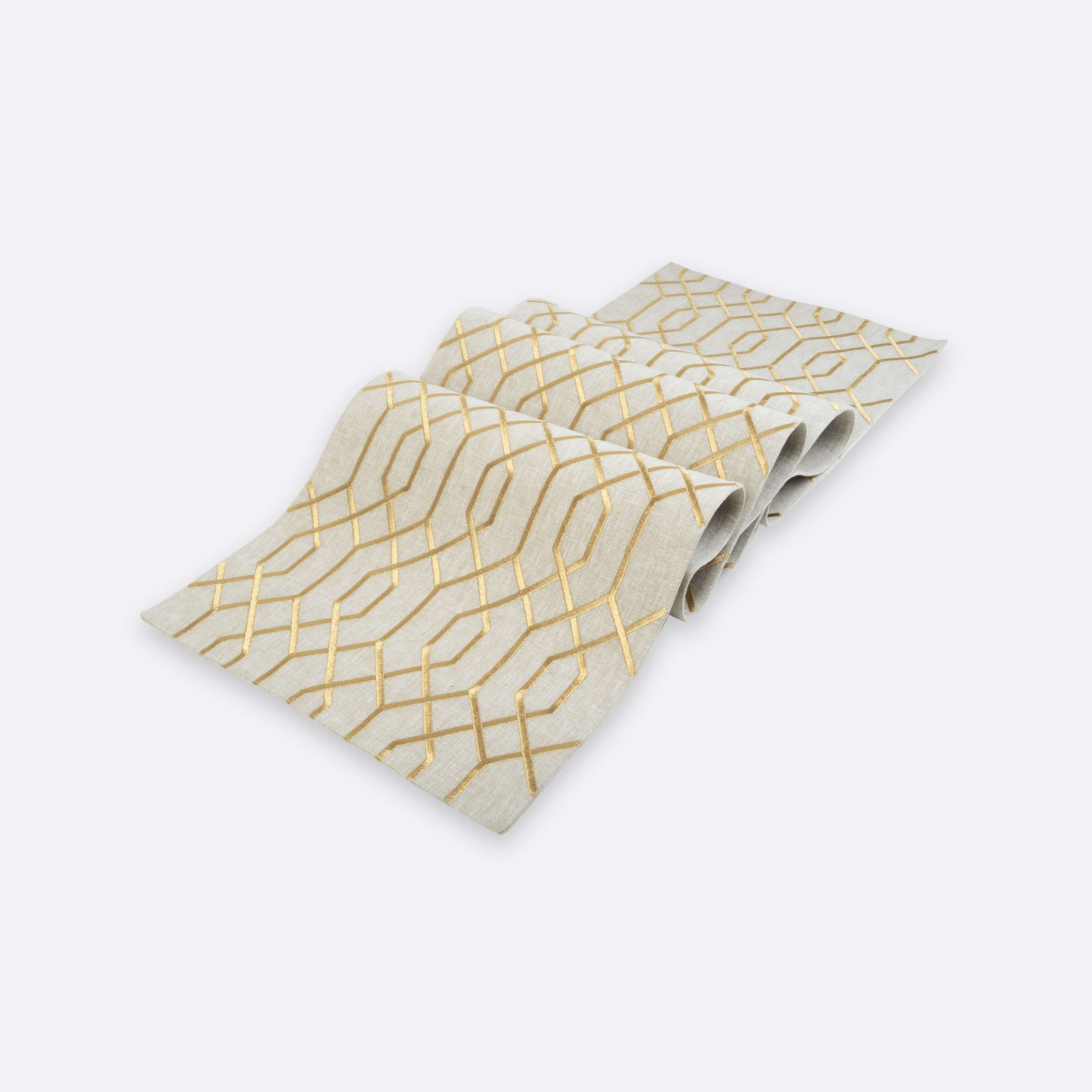 Beige Gatsby Table Runner