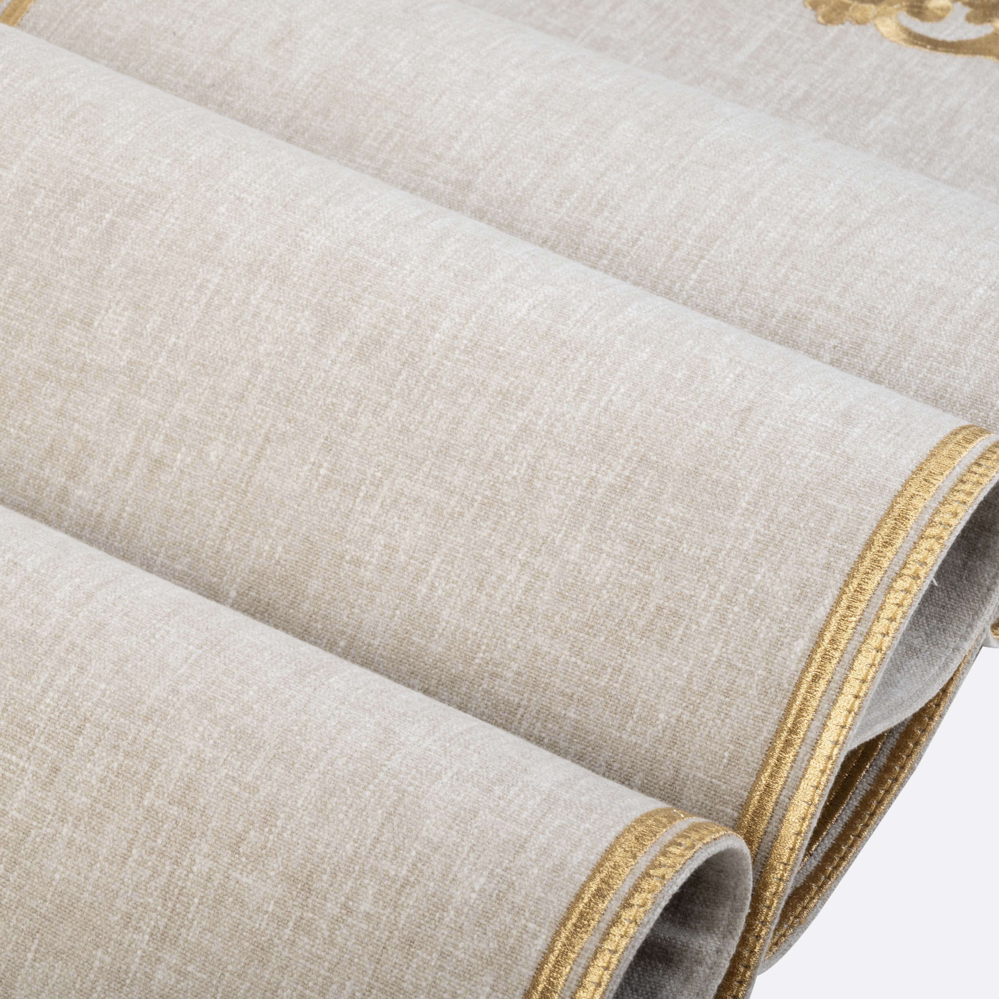 Beige Regal Table Runner