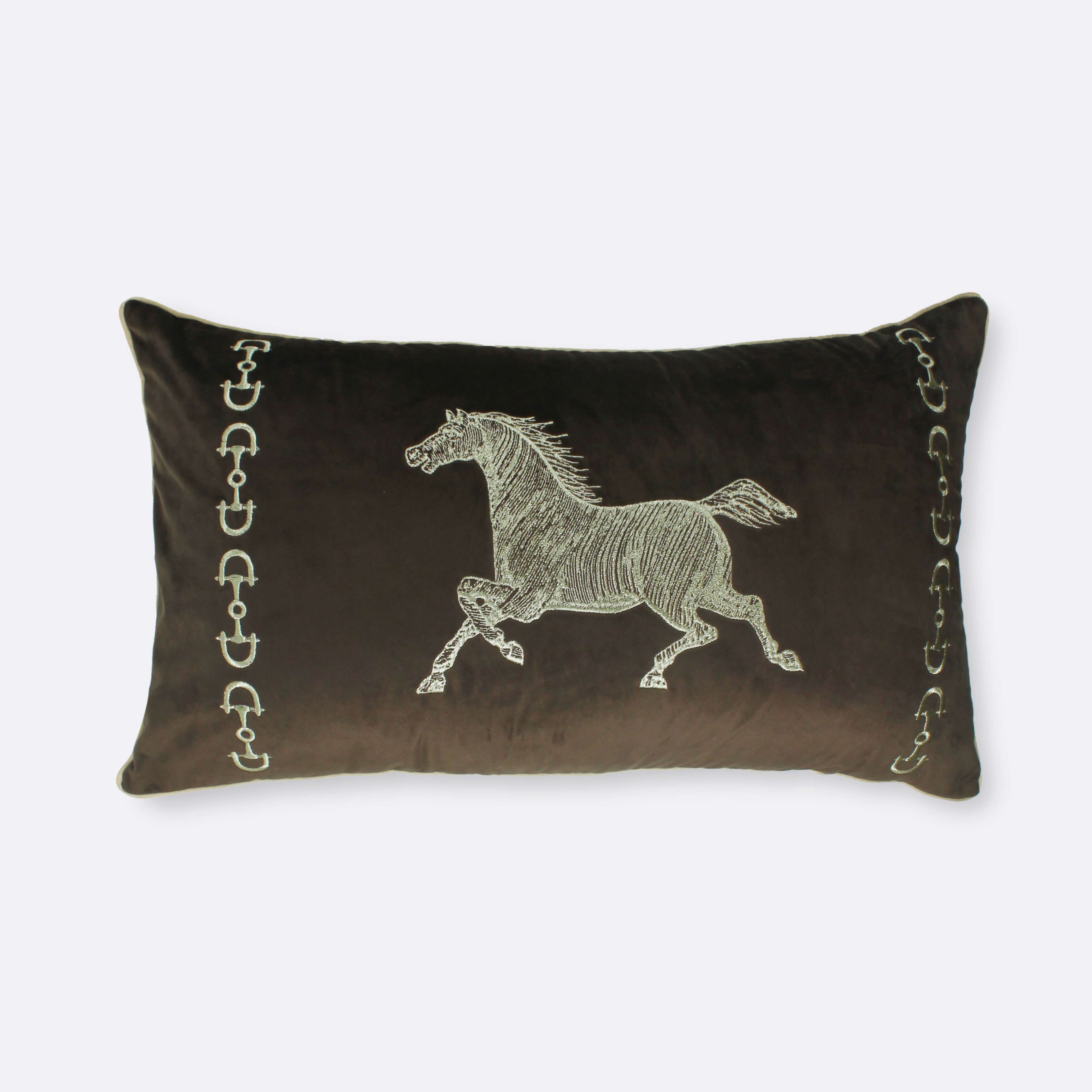 Brown Stallion Cushion Cover