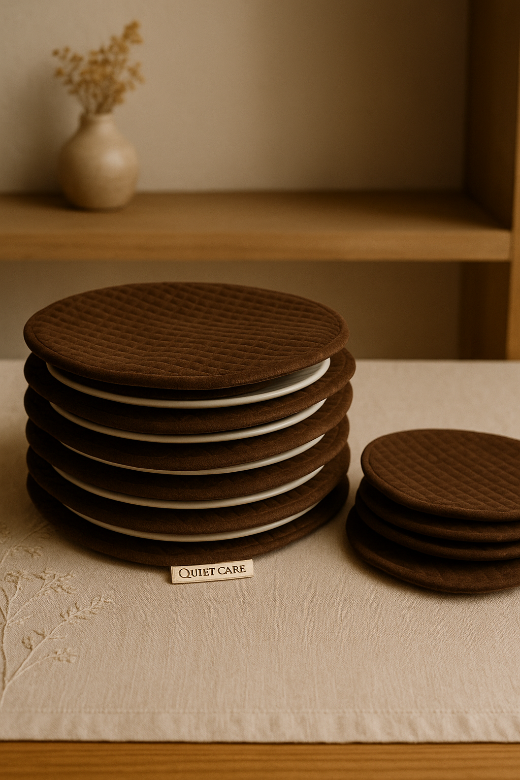 Brown Luxe Plate Guard , Medium